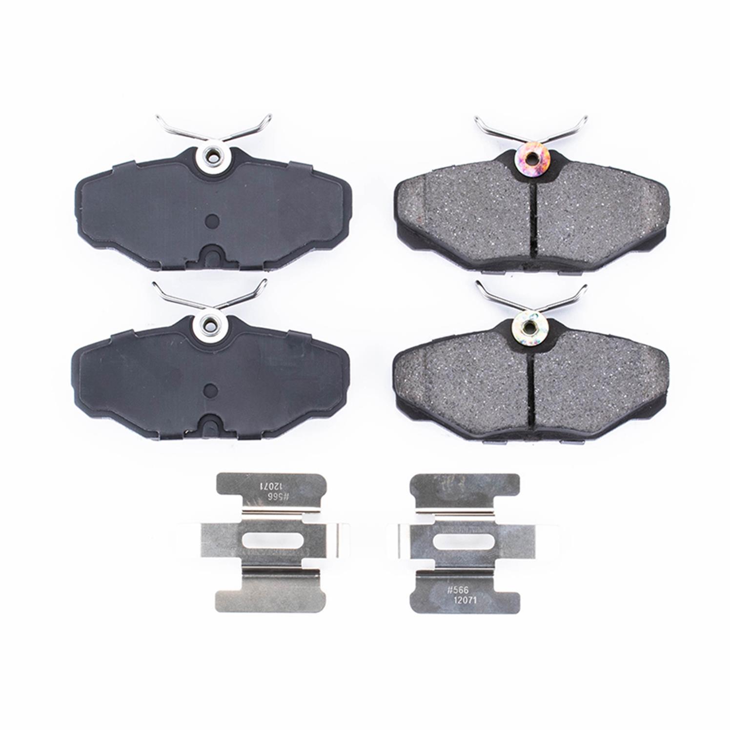 Power Stop 93-05 Ford Taurus Rear Z17 Evolution Ceramic Brake Pads w/Hardware thumbnail 6