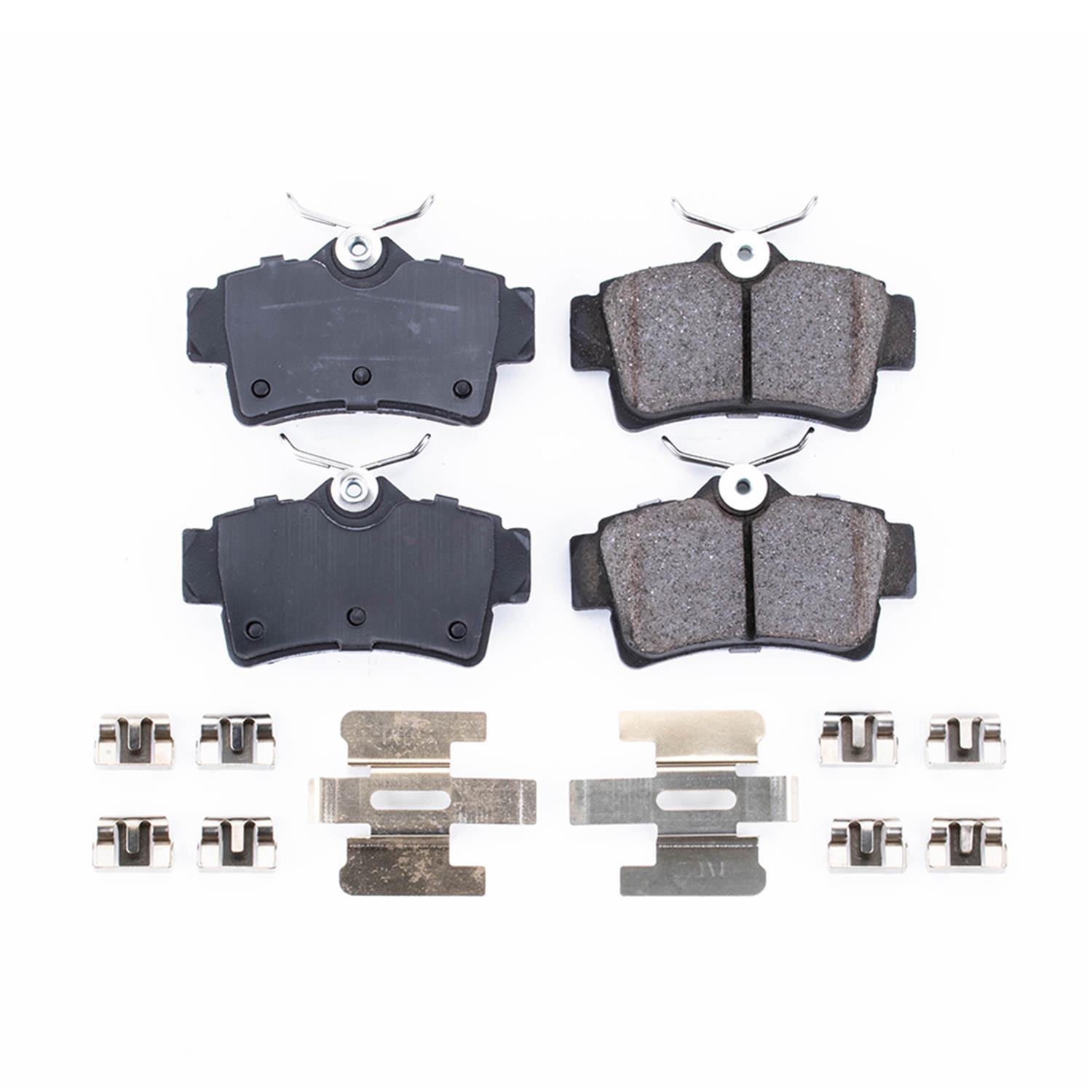 Power Stop 94-04 Ford Mustang Rear Z17 Evolution Ceramic Brake Pads w/Hardware thumbnail 6