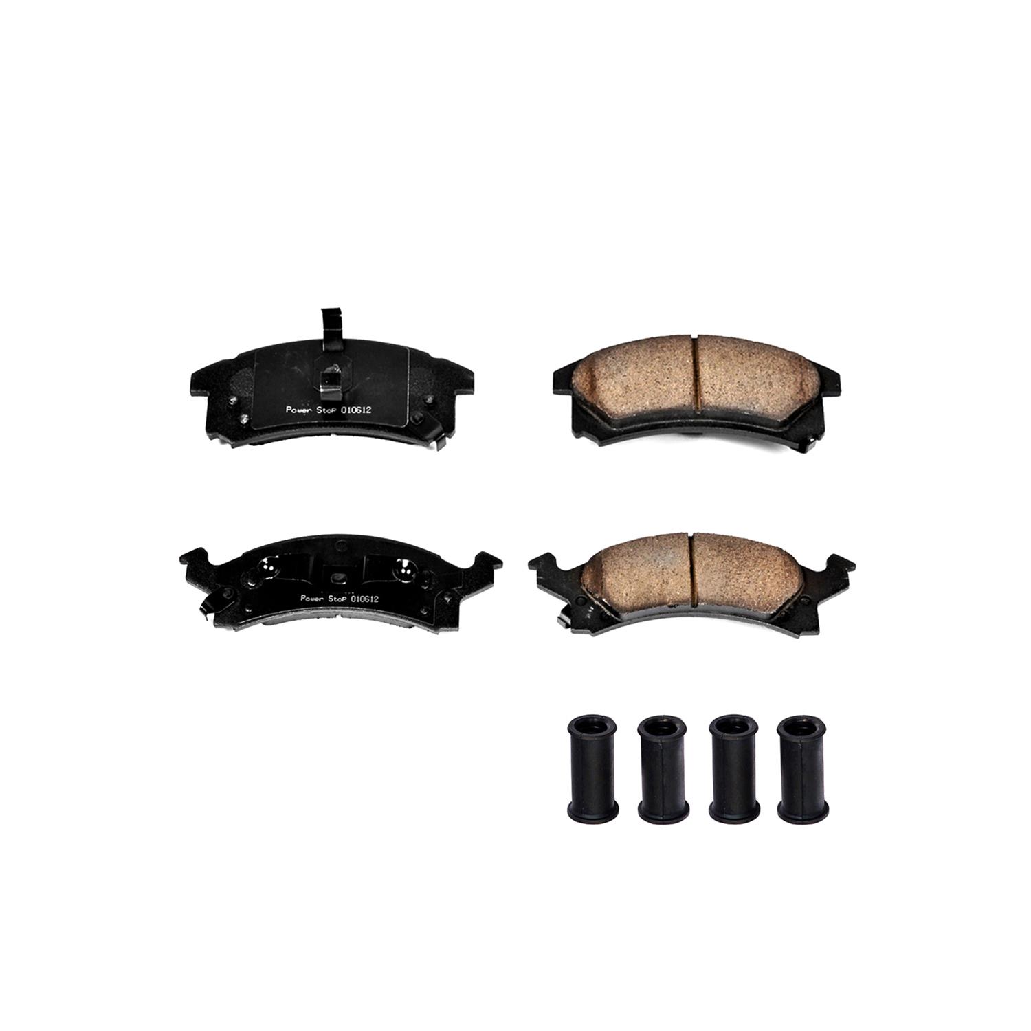 Power Stop 96-98 Buick Skylark Front Z17 Evolution Ceramic Brake Pads w/Hardware thumbnail 6
