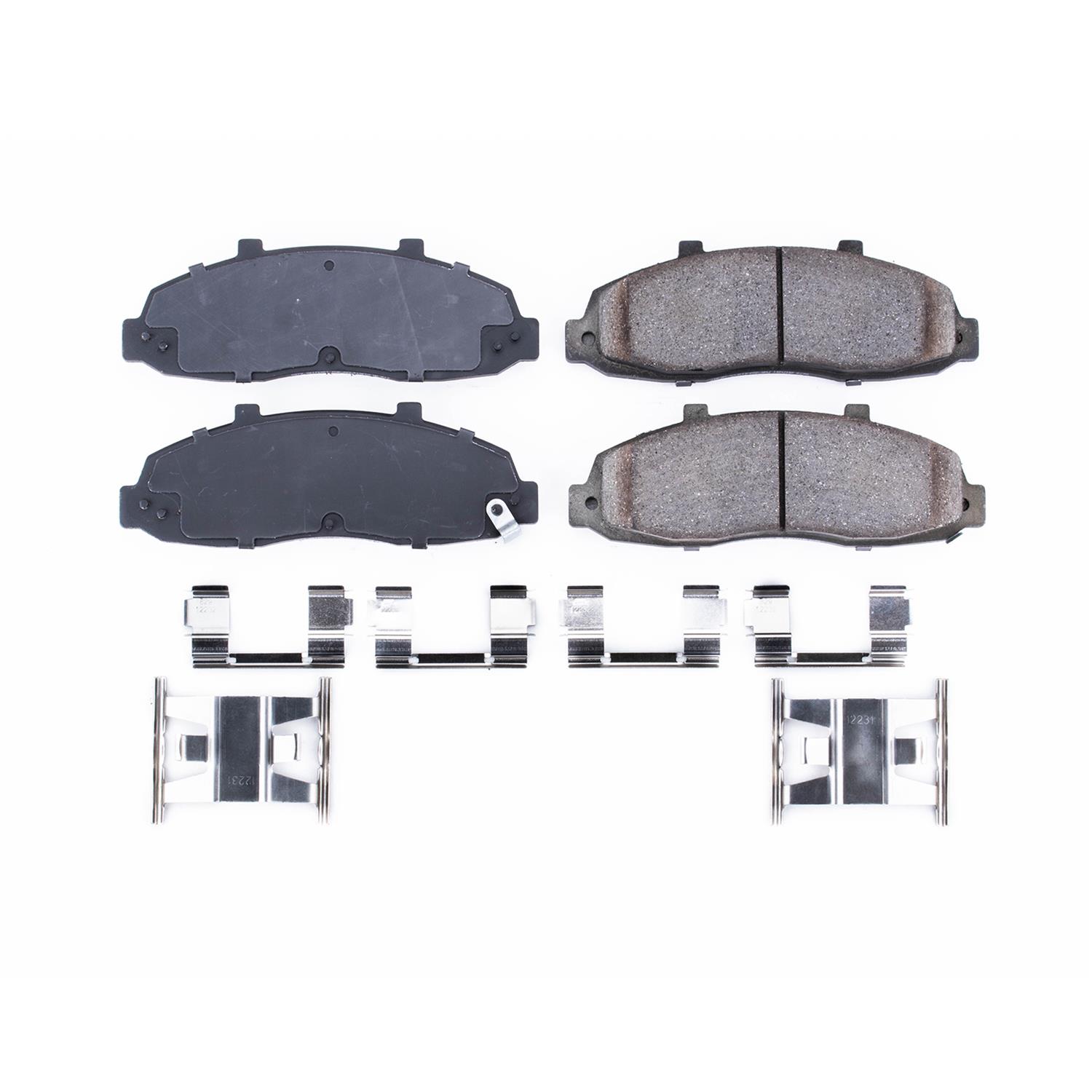 Power Stop 97-03 Ford F-150 Front Z17 Evolution Ceramic Brake Pads w/Hardware thumbnail 6