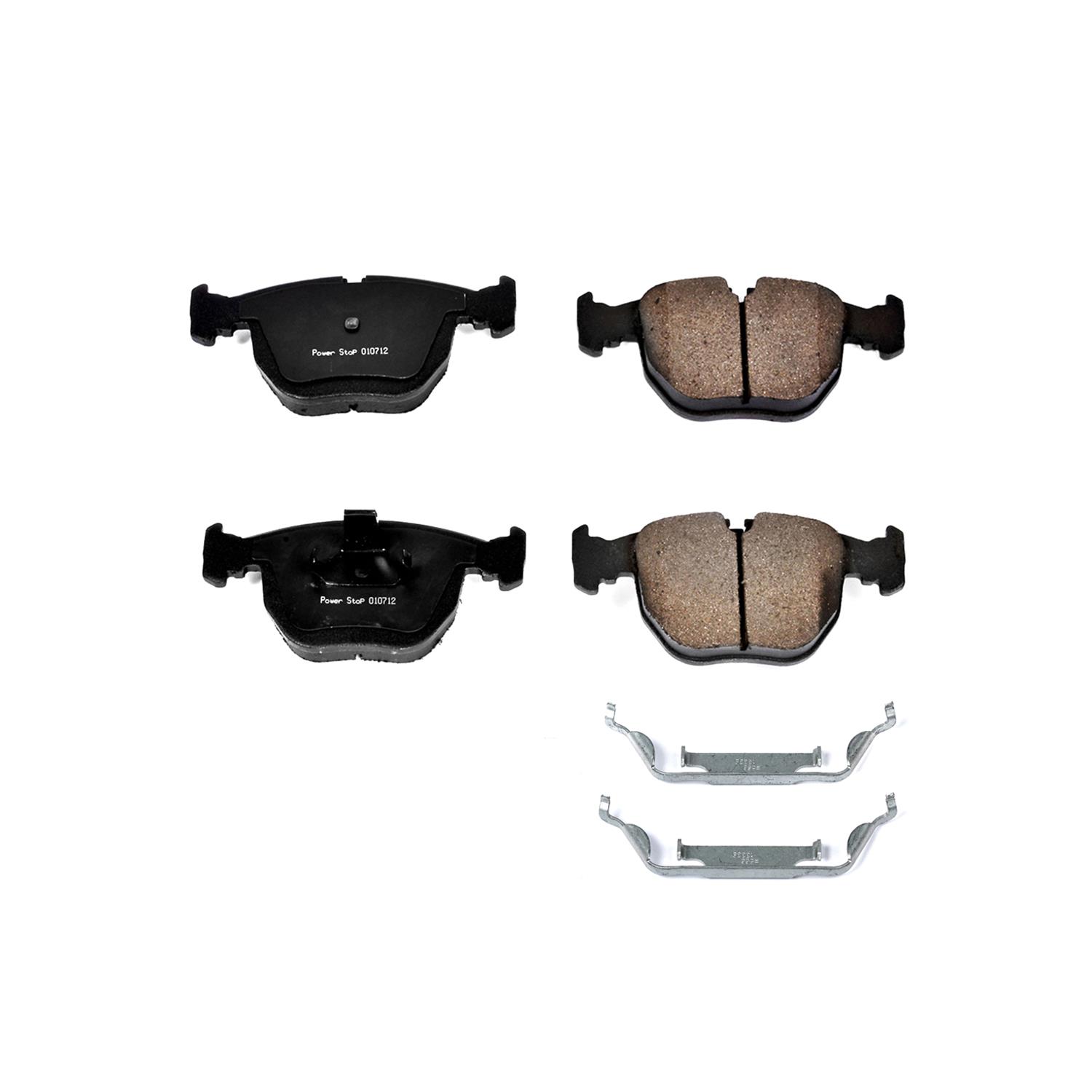 Power Stop 01-03 BMW 530i Front Z17 Evolution Ceramic Brake Pads w/Hardware thumbnail 6