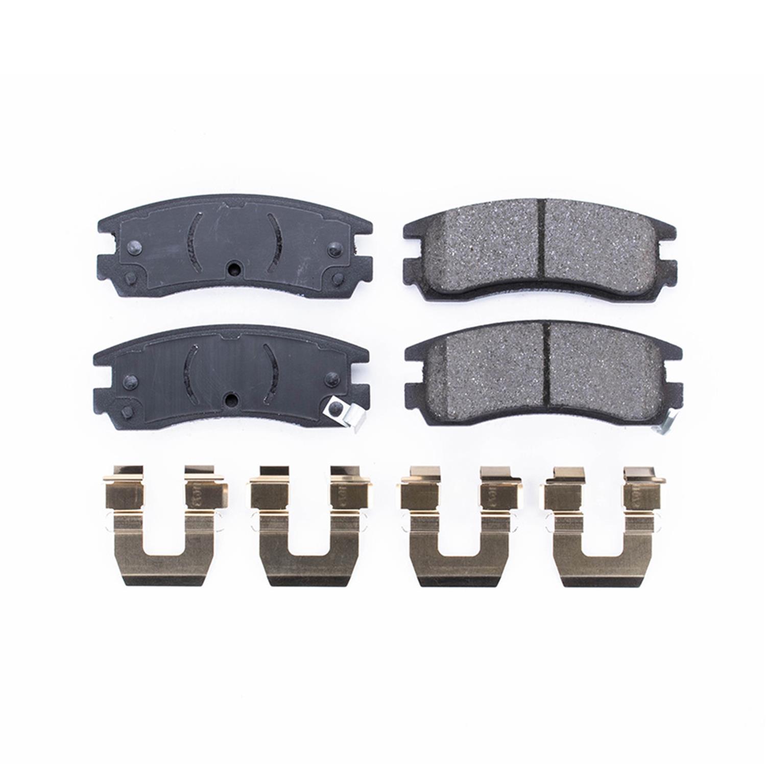 ACDelco Ceramic Rear Brake Pads - 14D666CH - O'Reilly Auto Parts