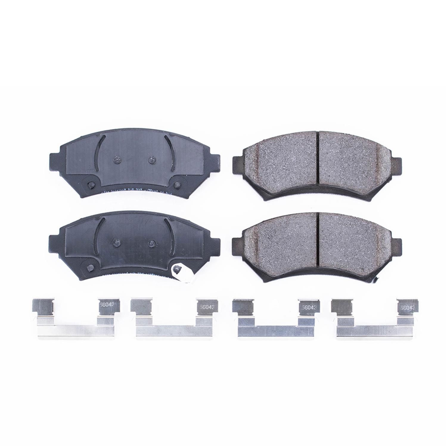 Power Stop 97-05 Buick Century Front Z17 Evolution Ceramic Brake Pads w/Hardware thumbnail 6