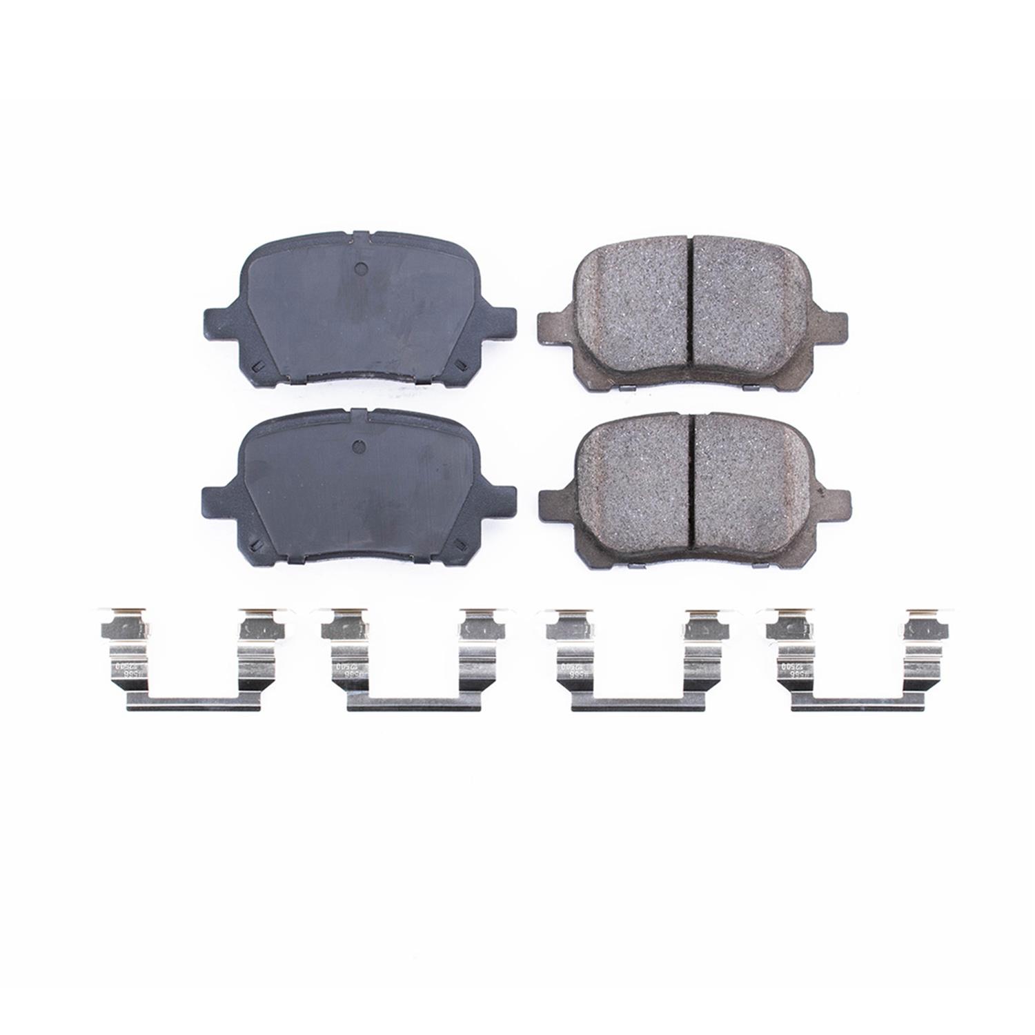 Power Stop 97-01 Lexus ES300 Front Z17 Evolution Ceramic Brake Pads w/Hardware thumbnail 6