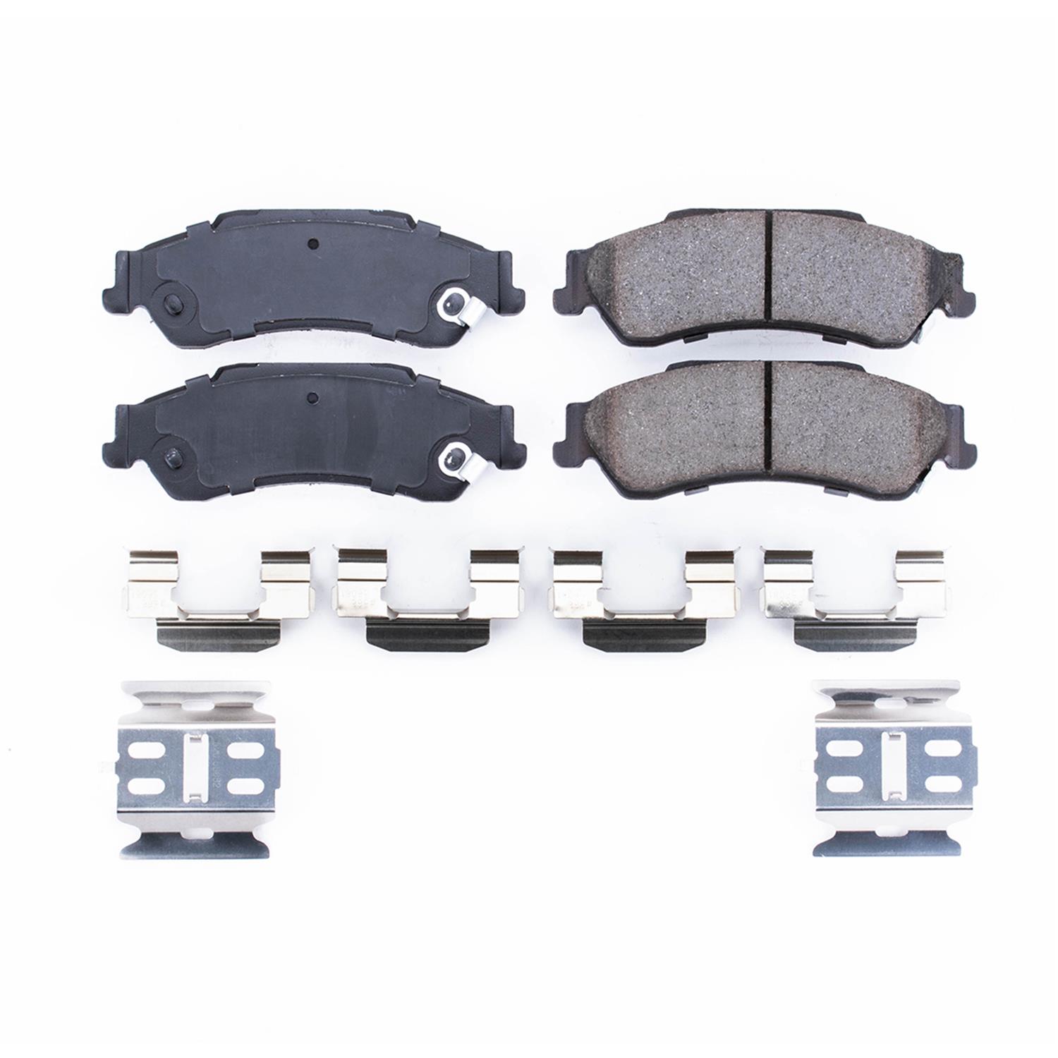 Power Stop 97-05 Chevrolet Blazer Rear Z17 Evolution Ceramic Brake Pads w/Hardware thumbnail 6