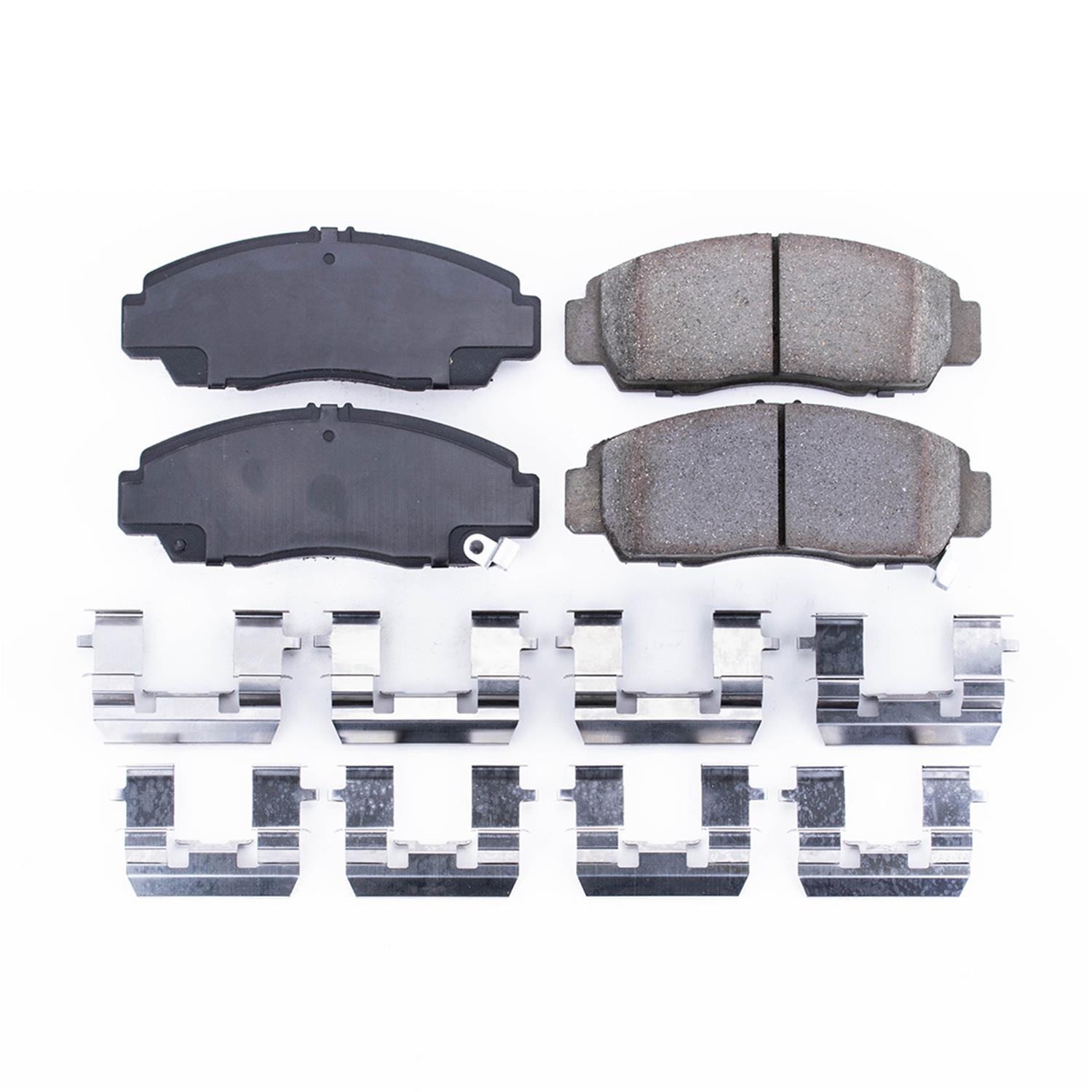 Power Stop 01-03 Acura CL Front Z17 Evolution Ceramic Brake Pads w/Hardware thumbnail 6