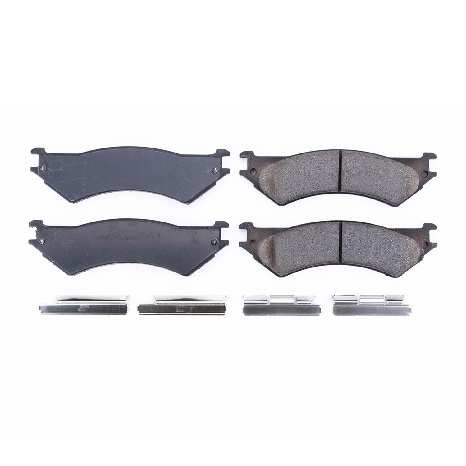 Power Stop 03-07 Ford E-250 Rear Z17 Evolution Ceramic Brake Pads w/Hardware thumbnail 6