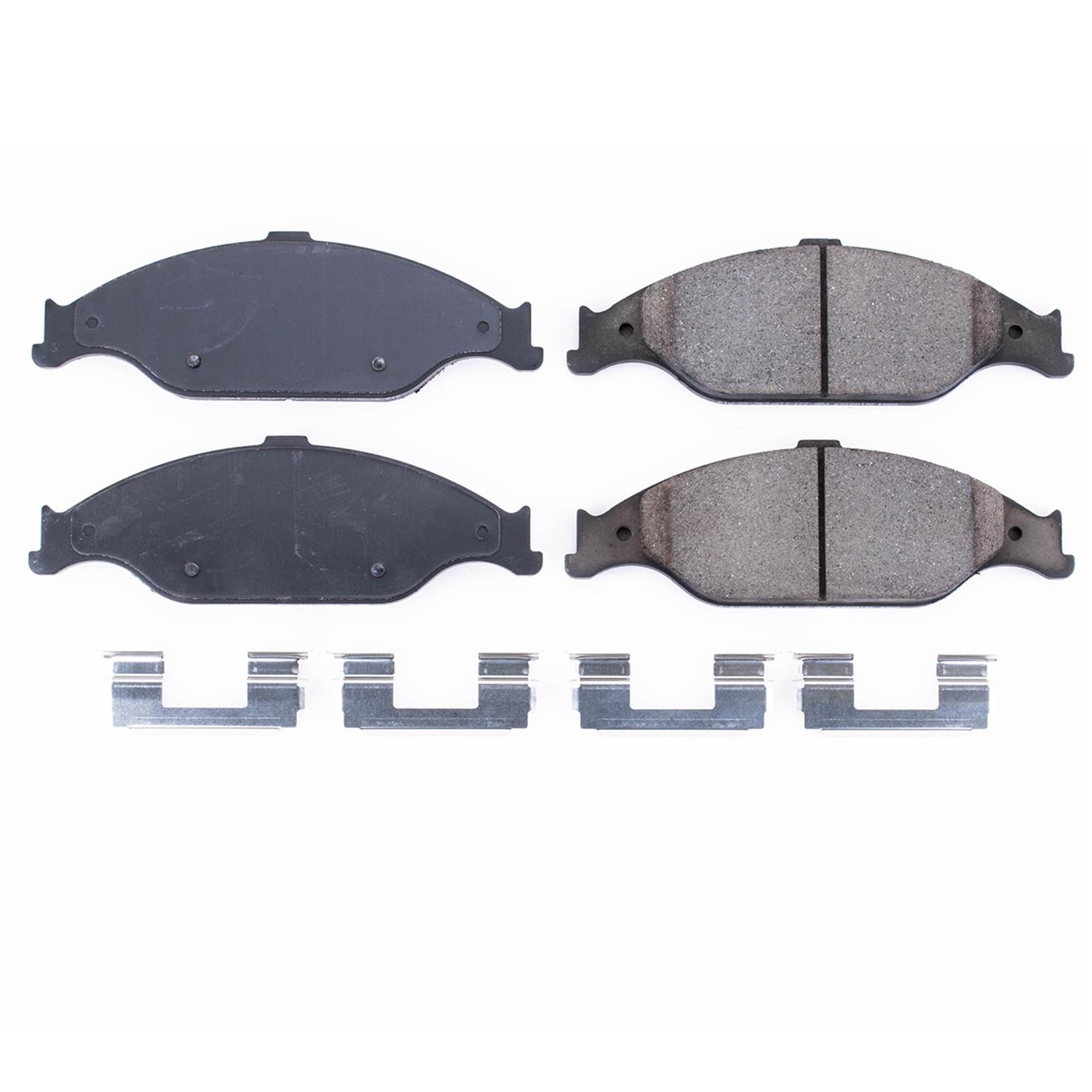 Power Stop 99-04 Ford Mustang Front Z17 Evolution Ceramic Brake Pads w/Hardware thumbnail 6