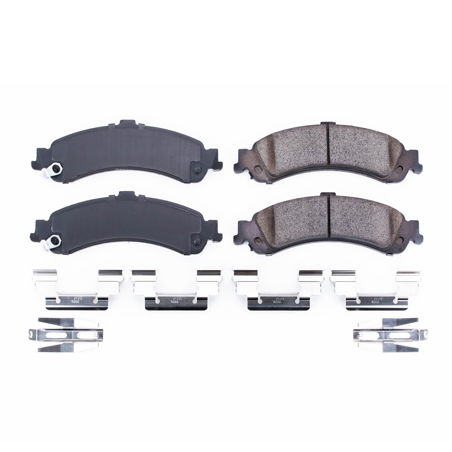 Power Stop 02-06 Cadillac Escalade Rear Z17 Evolution Ceramic Brake Pads w/Hardware thumbnail 6