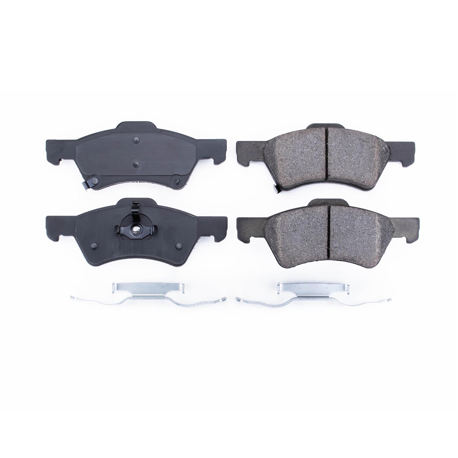Power Stop 01-07 Chrysler Town & Country Front Z17 Evolution Ceramic Brake Pads w/Hardware thumbnail 6