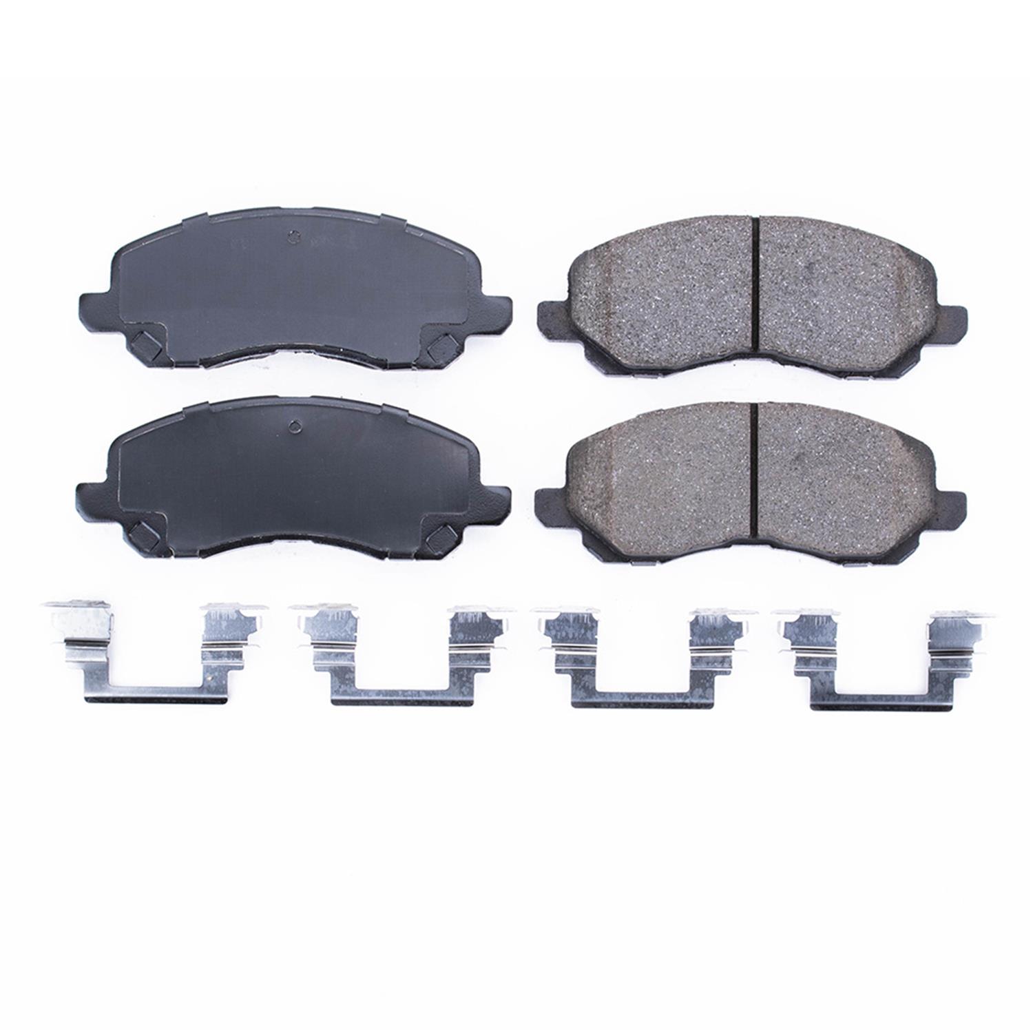 Power Stop 11-14 Chrysler 200 Front Z17 Evolution Ceramic Brake Pads w/Hardware thumbnail 6