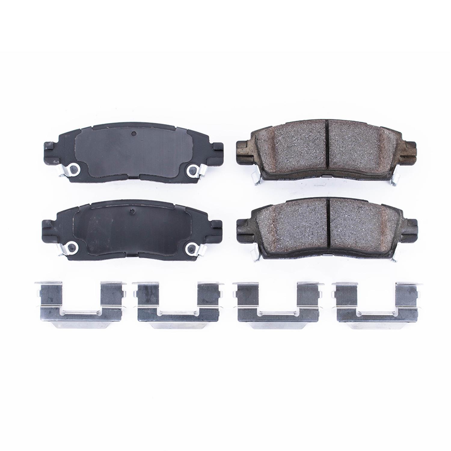 PowerStop Mach-E Z17 Evolution Plus Clean Ride Ceramic Brake Pads; Rear