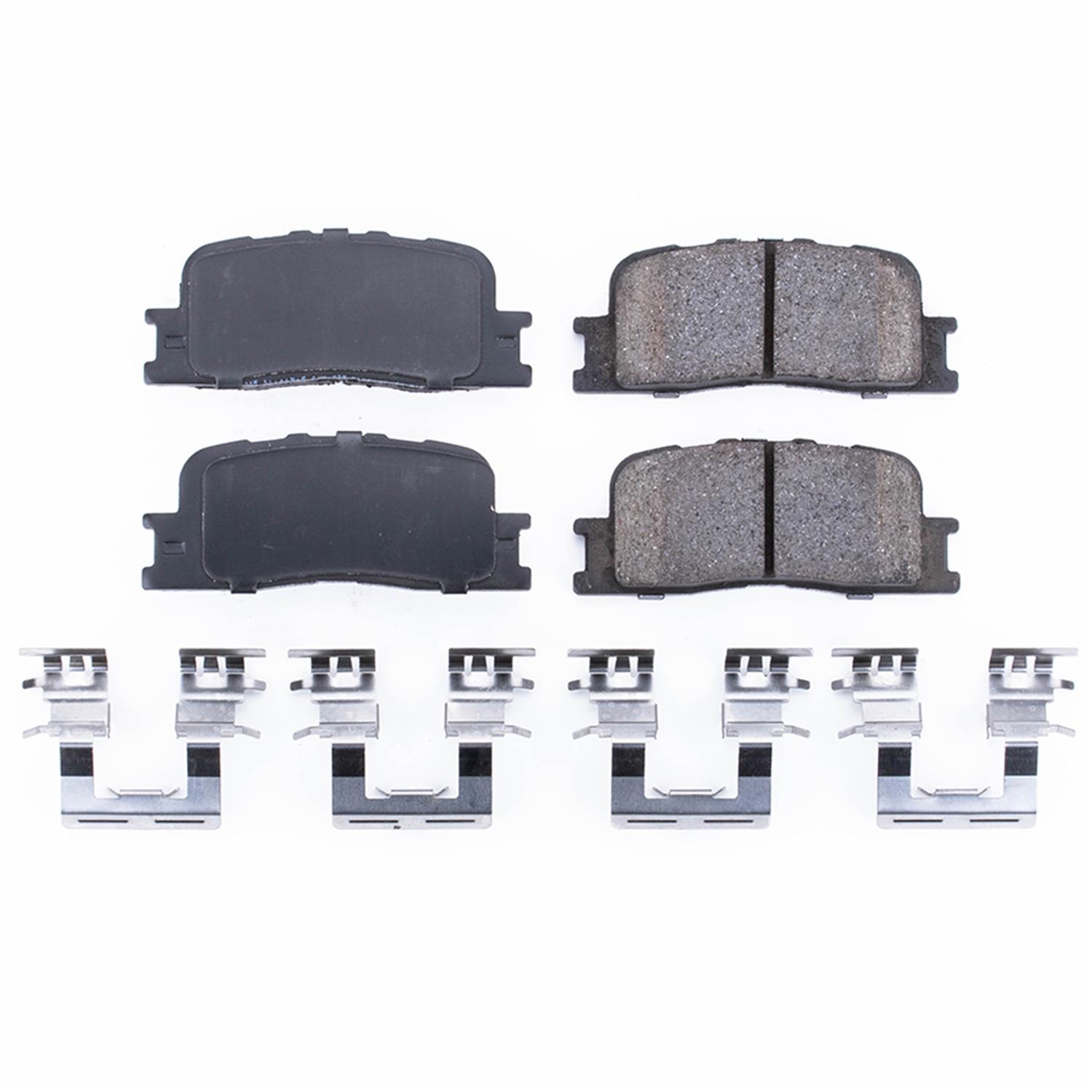 Power Stop 02-03 Lexus ES300 Rear Z17 Evolution Ceramic Brake Pads w/Hardware thumbnail 6