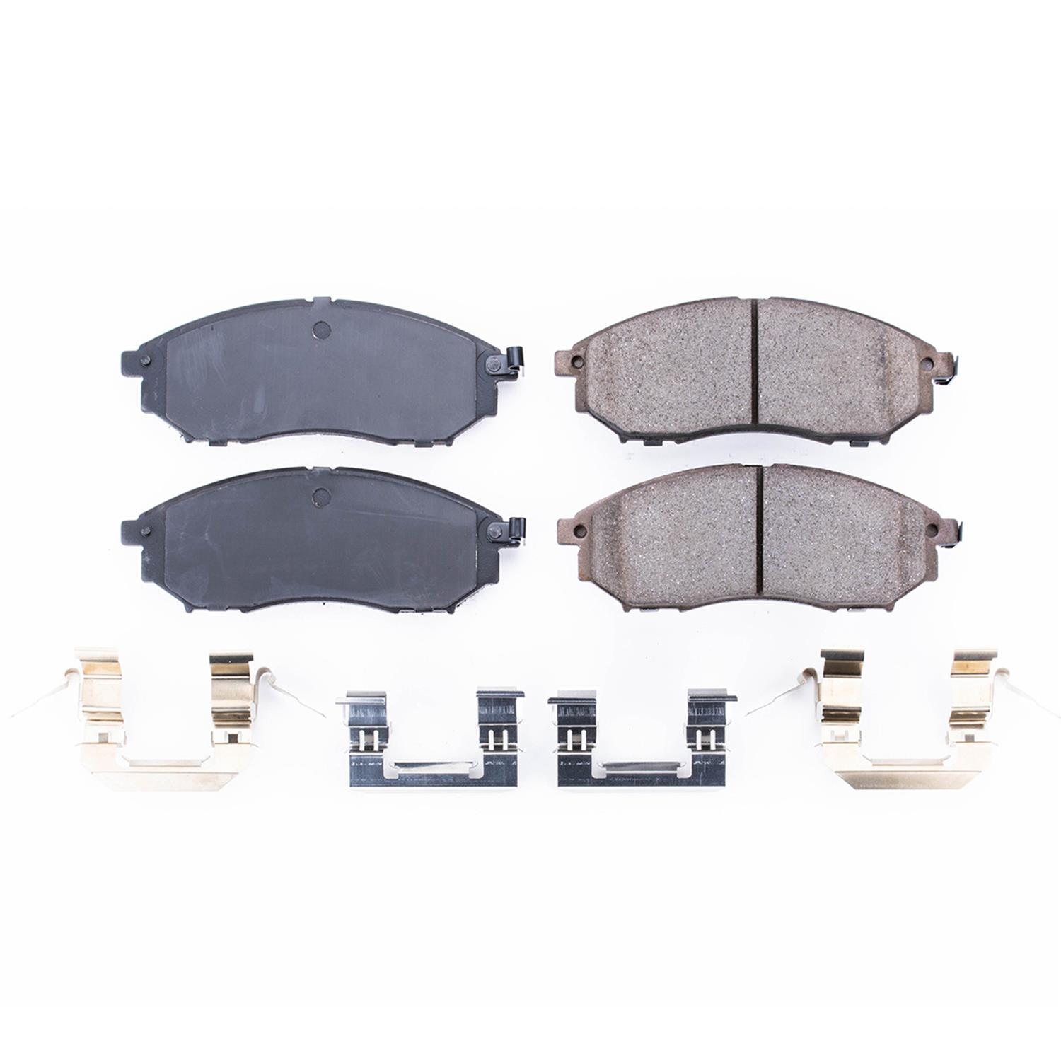 Power Stop 08-12 Infiniti EX35 Front Z17 Evolution Ceramic Brake Pads w/Hardware thumbnail 6