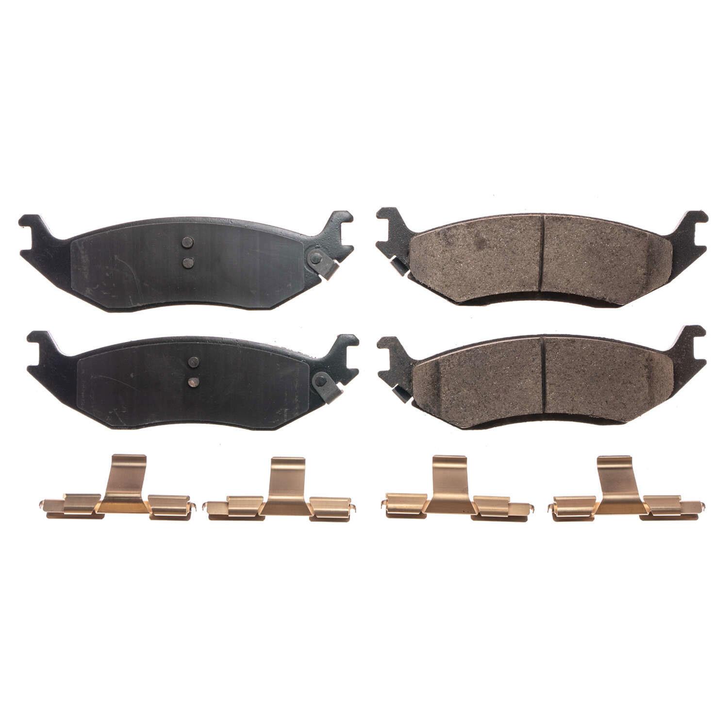 Power Stop 07-09 Chrysler Aspen Rear Z17 Evolution Ceramic Brake Pads w/Hardware thumbnail 6