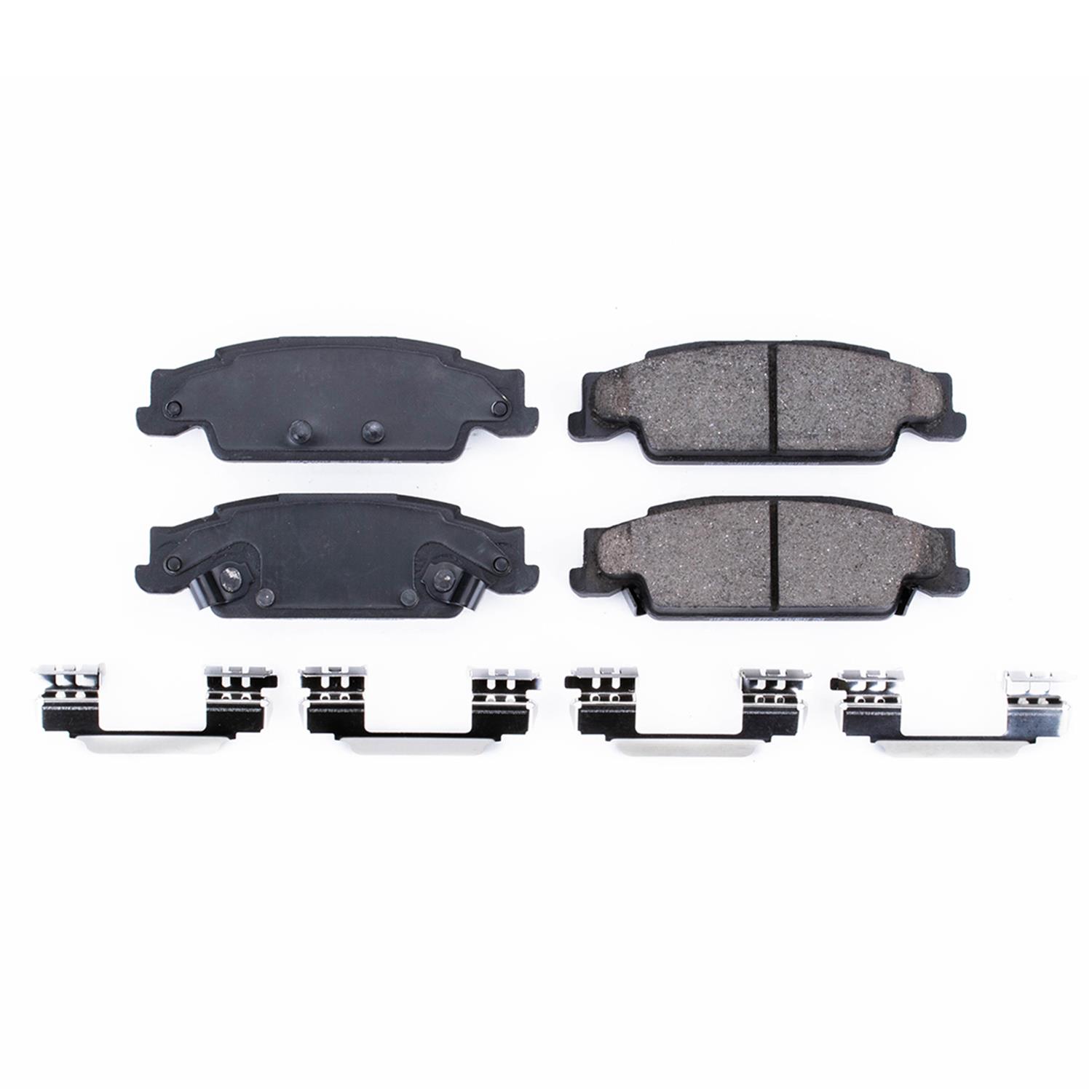 Power Stop 03-07 Cadillac CTS Rear Z17 Evolution Ceramic Brake Pads w/Hardware thumbnail 6