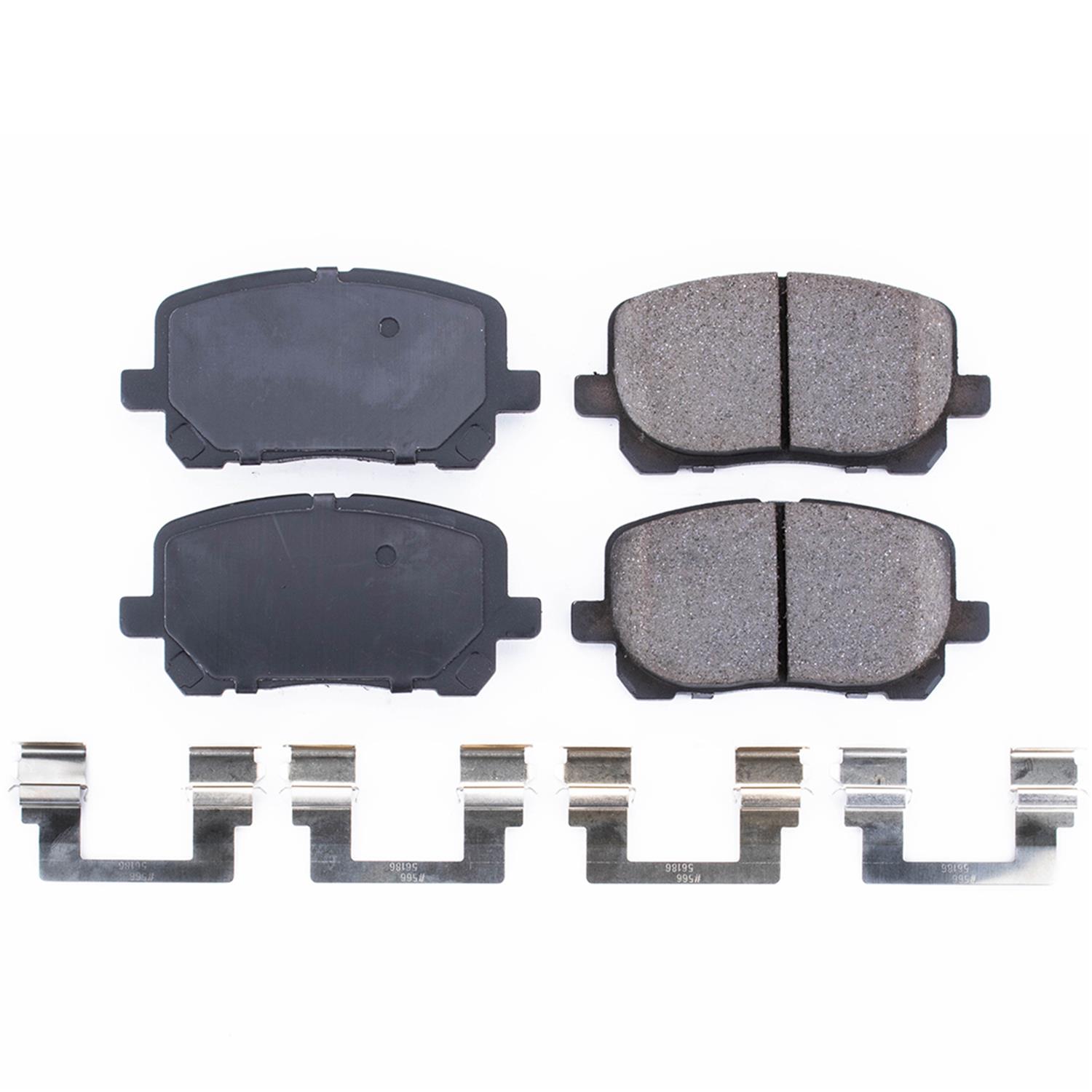 Power Stop 03-08 Pontiac Vibe Front Z17 Evolution Ceramic Brake Pads w/Hardware thumbnail 6