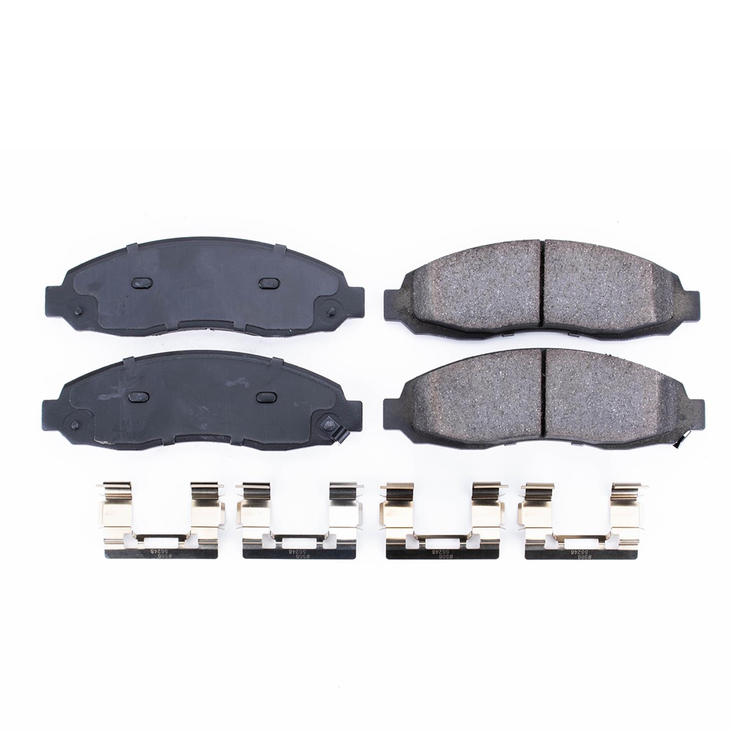 Power Stop 03-04 Dodge Dakota Front Z17 Evolution Ceramic Brake Pads w/Hardware thumbnail 6