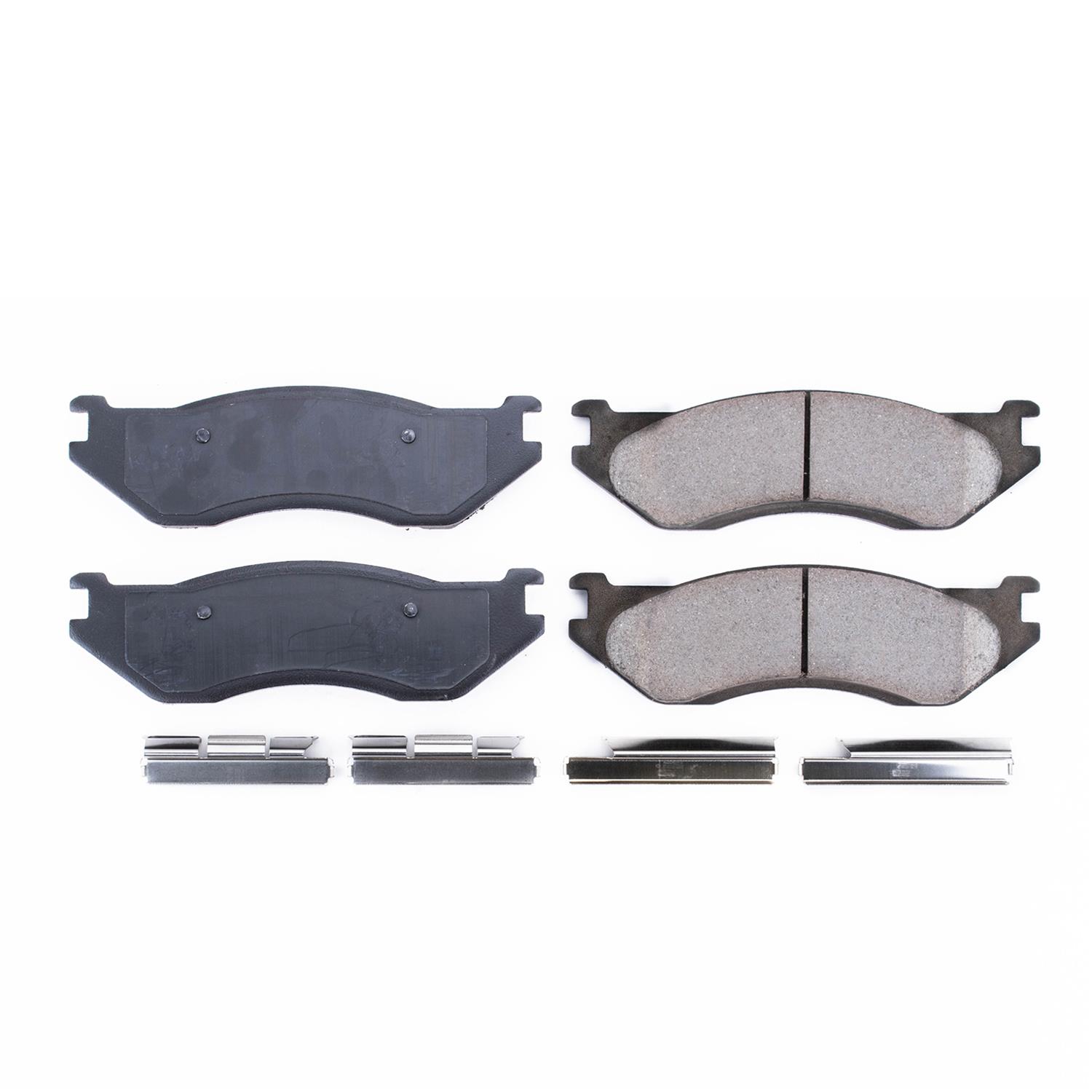 Power Stop 1998 Dodge B1500 Front Z17 Evolution Ceramic Brake Pads w/Hardware thumbnail 6