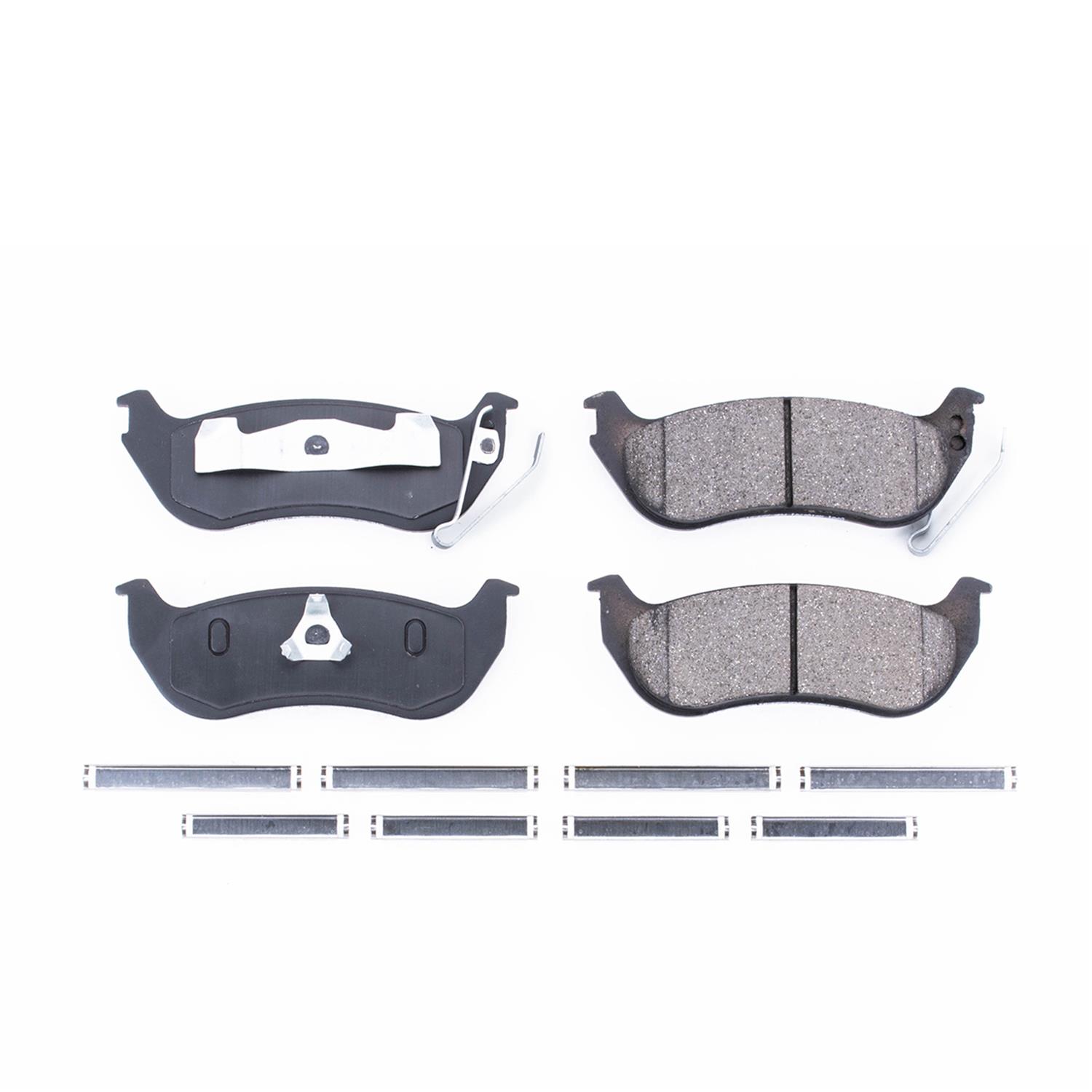Power Stop 03-07 Jeep Liberty Rear Z17 Evolution Ceramic Brake Pads w/Hardware thumbnail 6