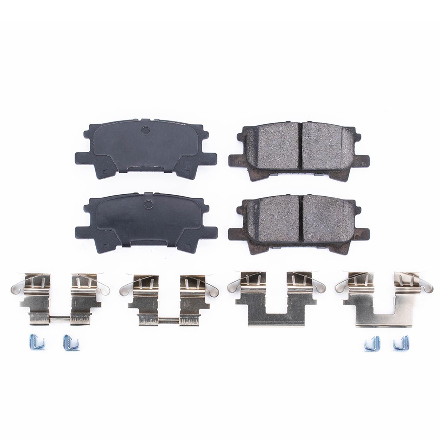 Power Stop 04-06 Lexus RX330 Rear Z17 Evolution Ceramic Brake Pads w/Hardware thumbnail 6