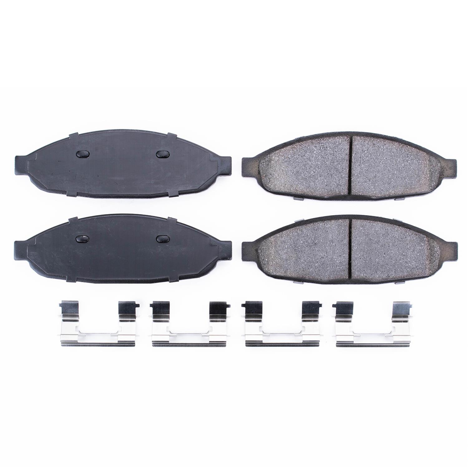 Power Stop 04-08 Chrysler Pacifica Front Z17 Evolution Ceramic Brake Pads w/Hardware thumbnail 6