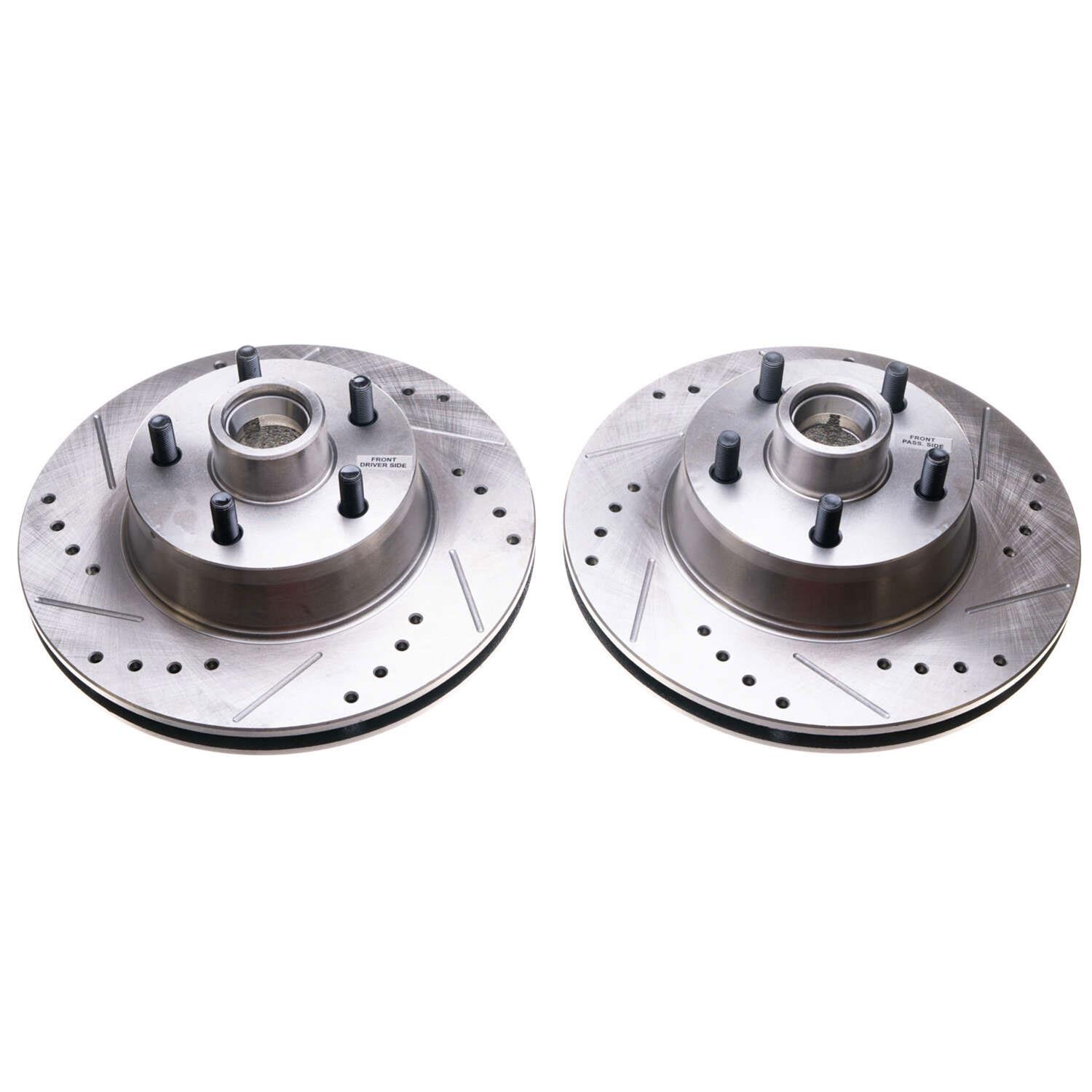 Power Stop AR8102XPR Power Stop Evolution Drilled and Slotted Rotors