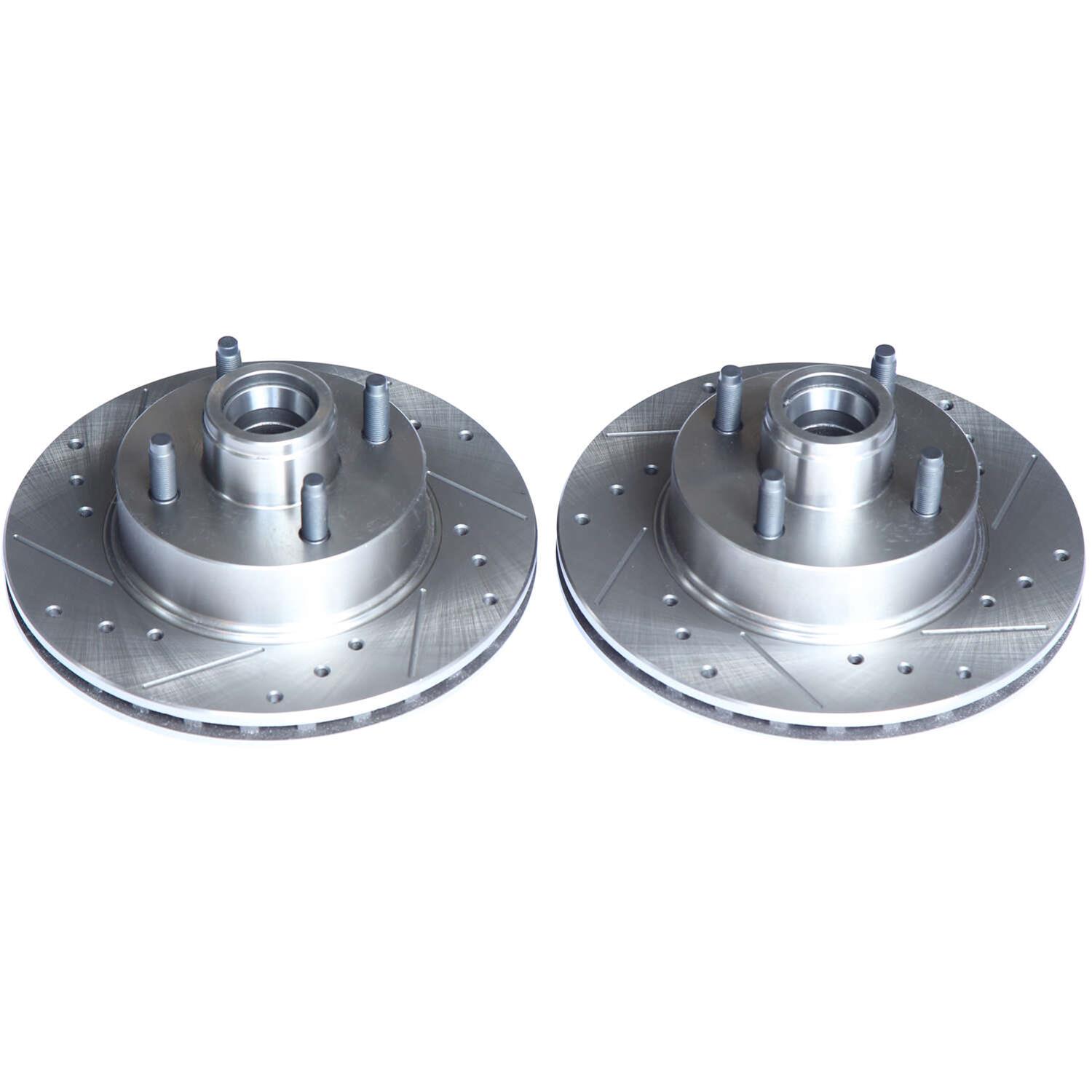 PowerStop AR8111XPR PowerStop Evolution Drilled and Slotted Rotors