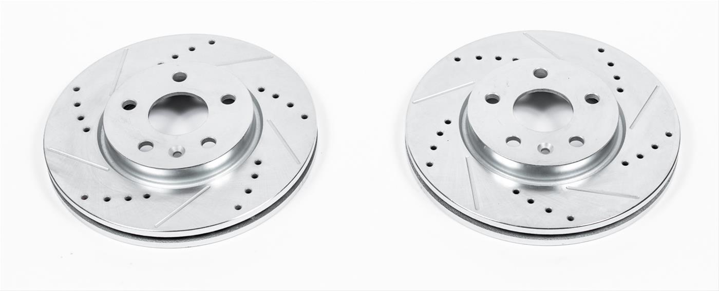 Power Stop AR82148XPR Power Stop Evolution Drilled and Slotted Rotors Summit Racing