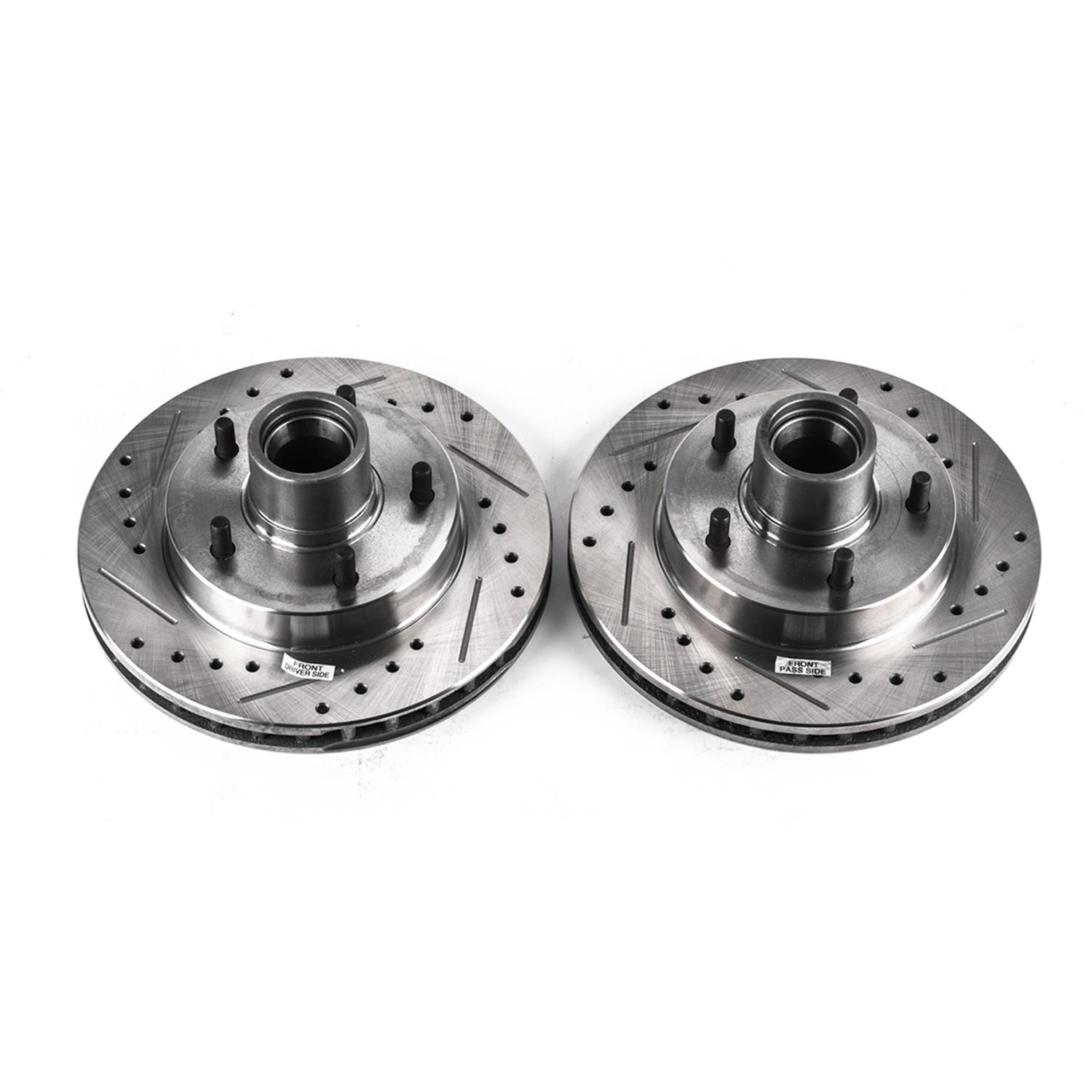 PowerStop AR8215XPR PowerStop Evolution Drilled and Slotted Rotors
