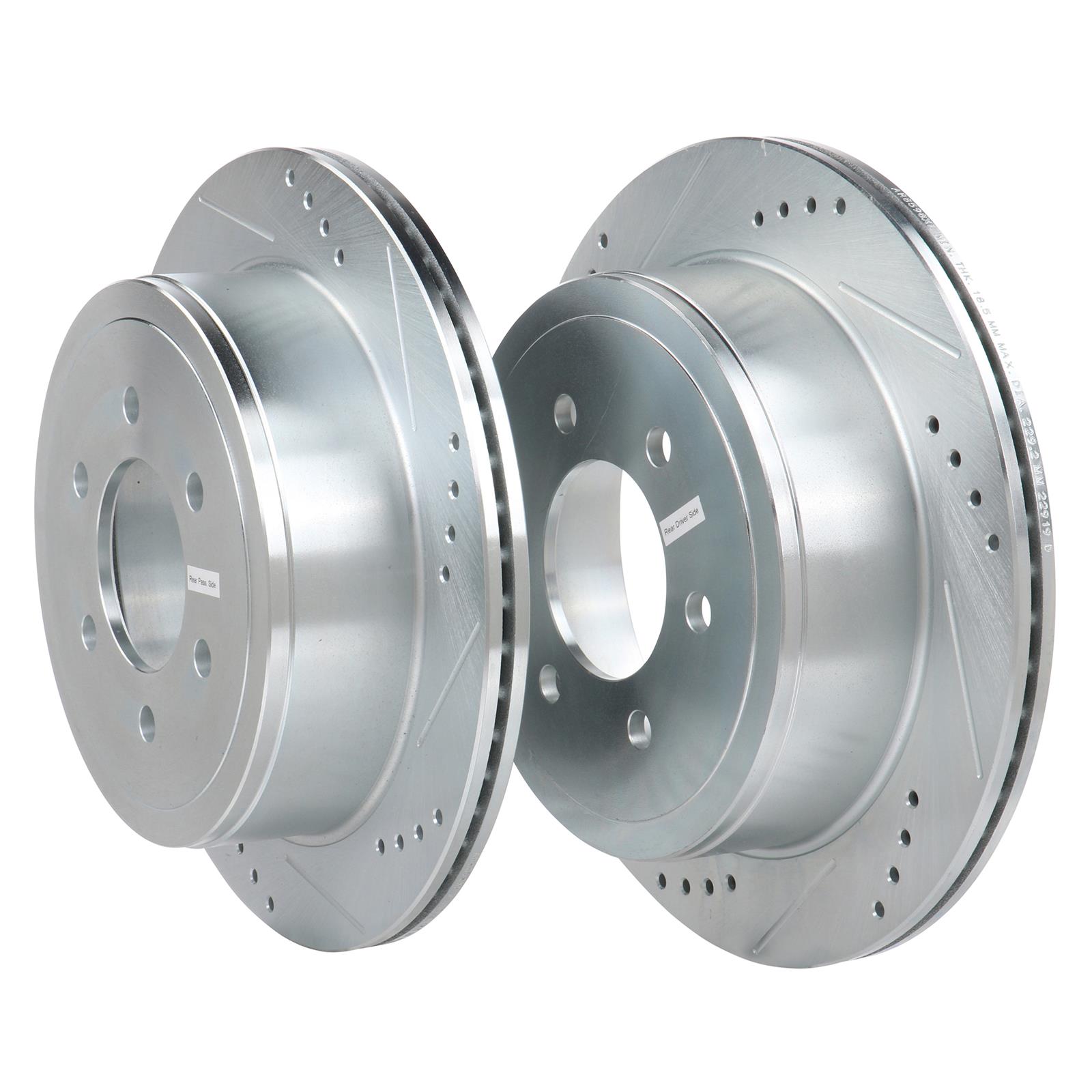 Power Stop AR8598XPR Power Stop Evolution Drilled and Slotted Rotors Summit Racing