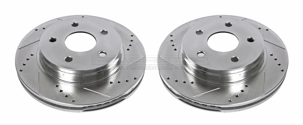 Power Stop AR8750XPR Power Stop Evolution Drilled and Slotted Rotors |  Summit Racing