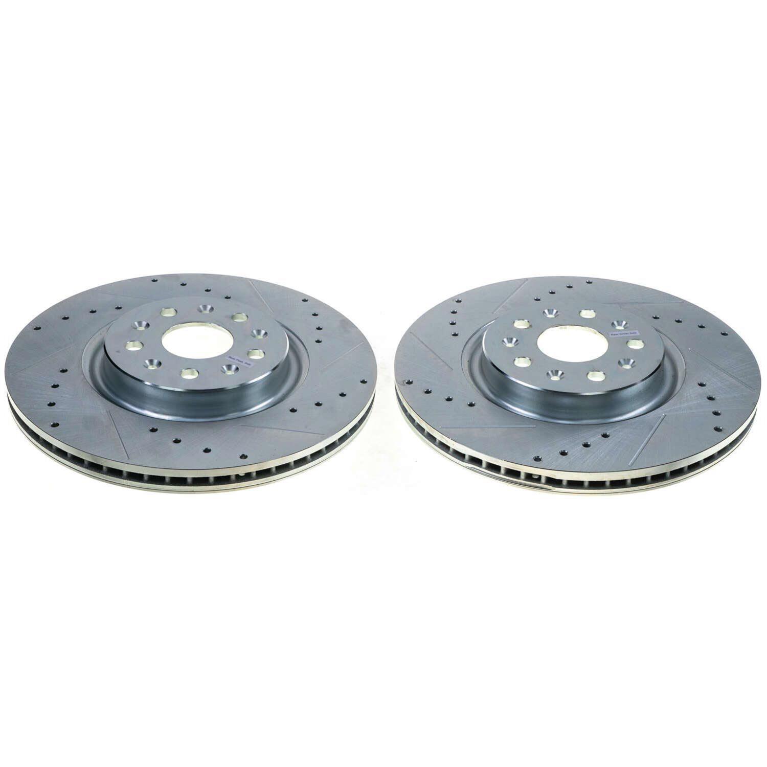 Power Stop AR82203XPR Power Stop Evolution Drilled and Slotted Rotors |  Summit Racing