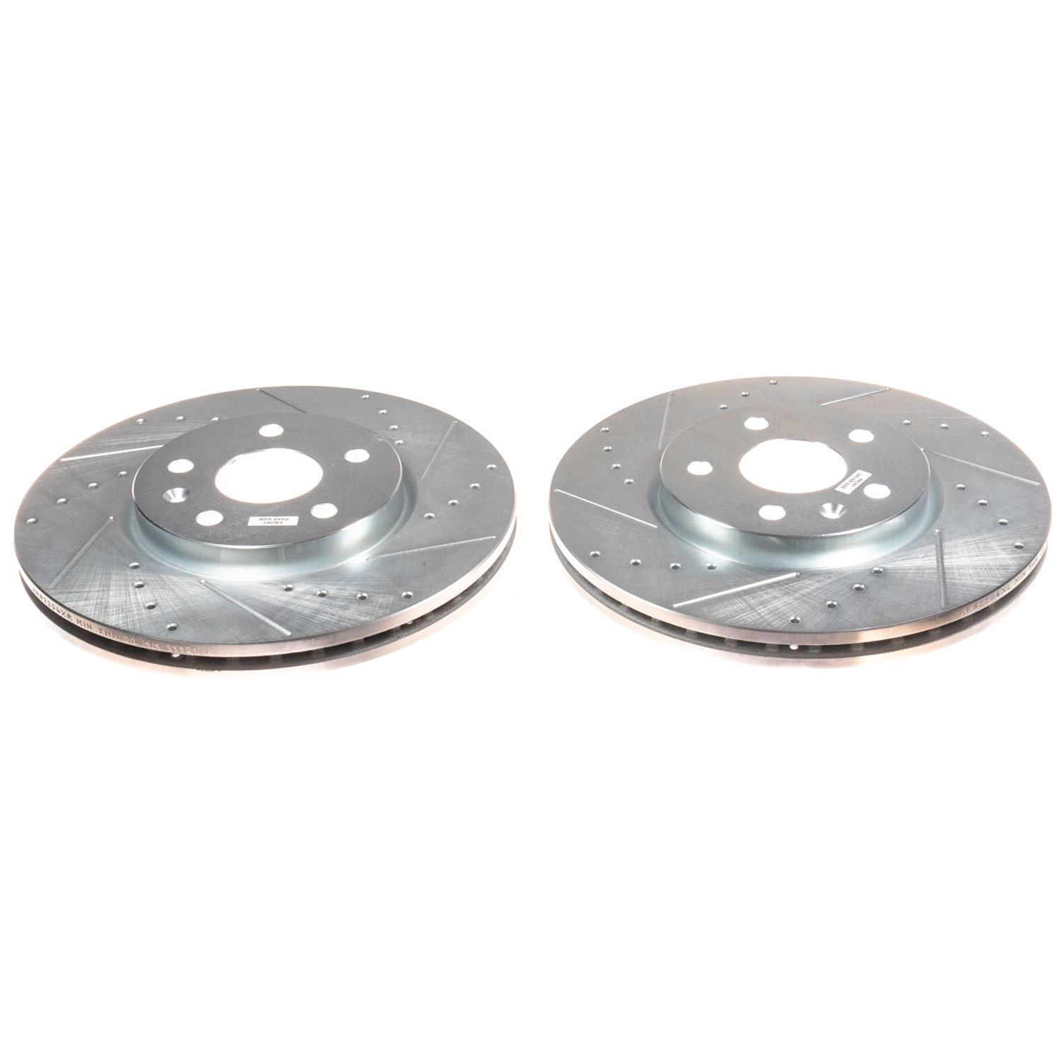 Power Stop AR82204XPR Power Stop Evolution Drilled and Slotted Rotors