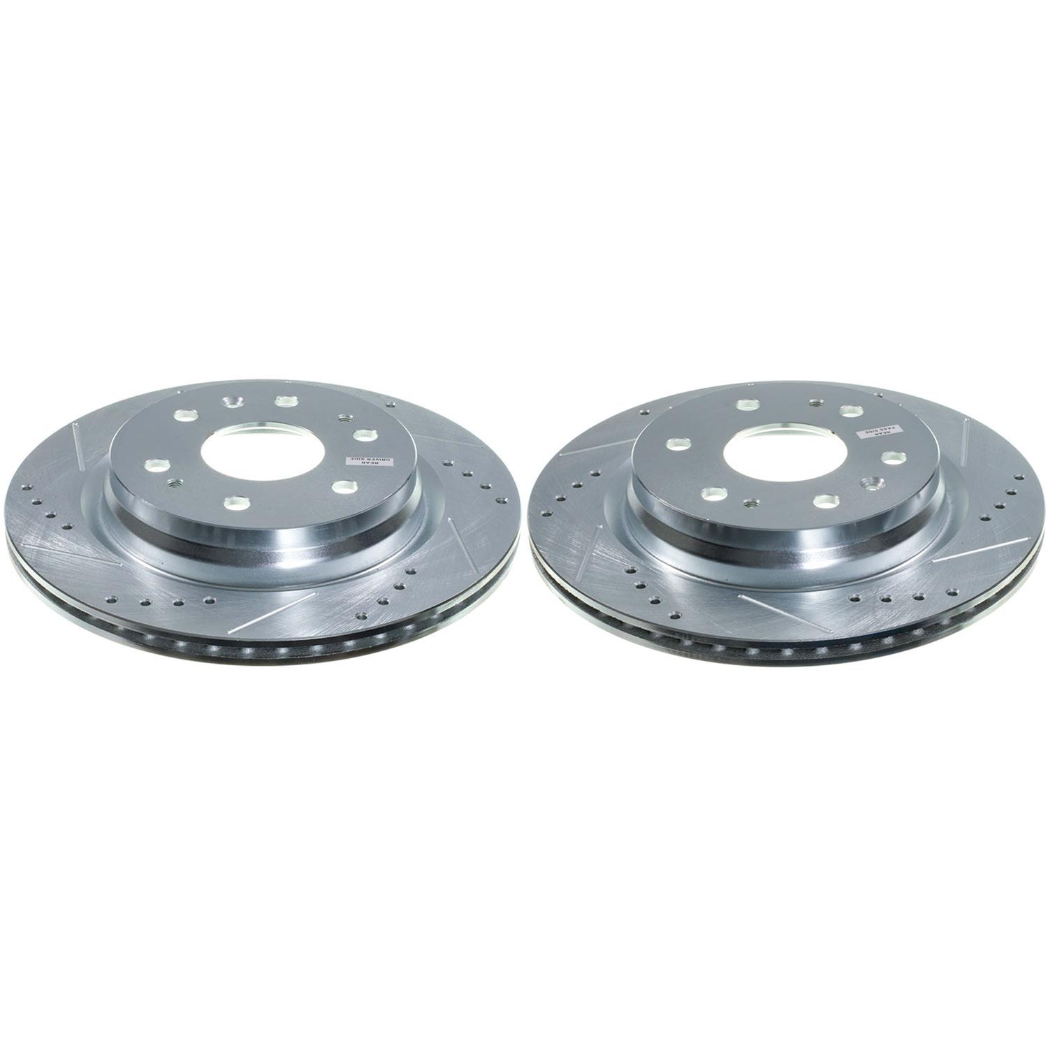 Power Stop 2023 Chevrolet Colorado Rear Drilled & Slotted Rotor (Pair) thumbnail 4