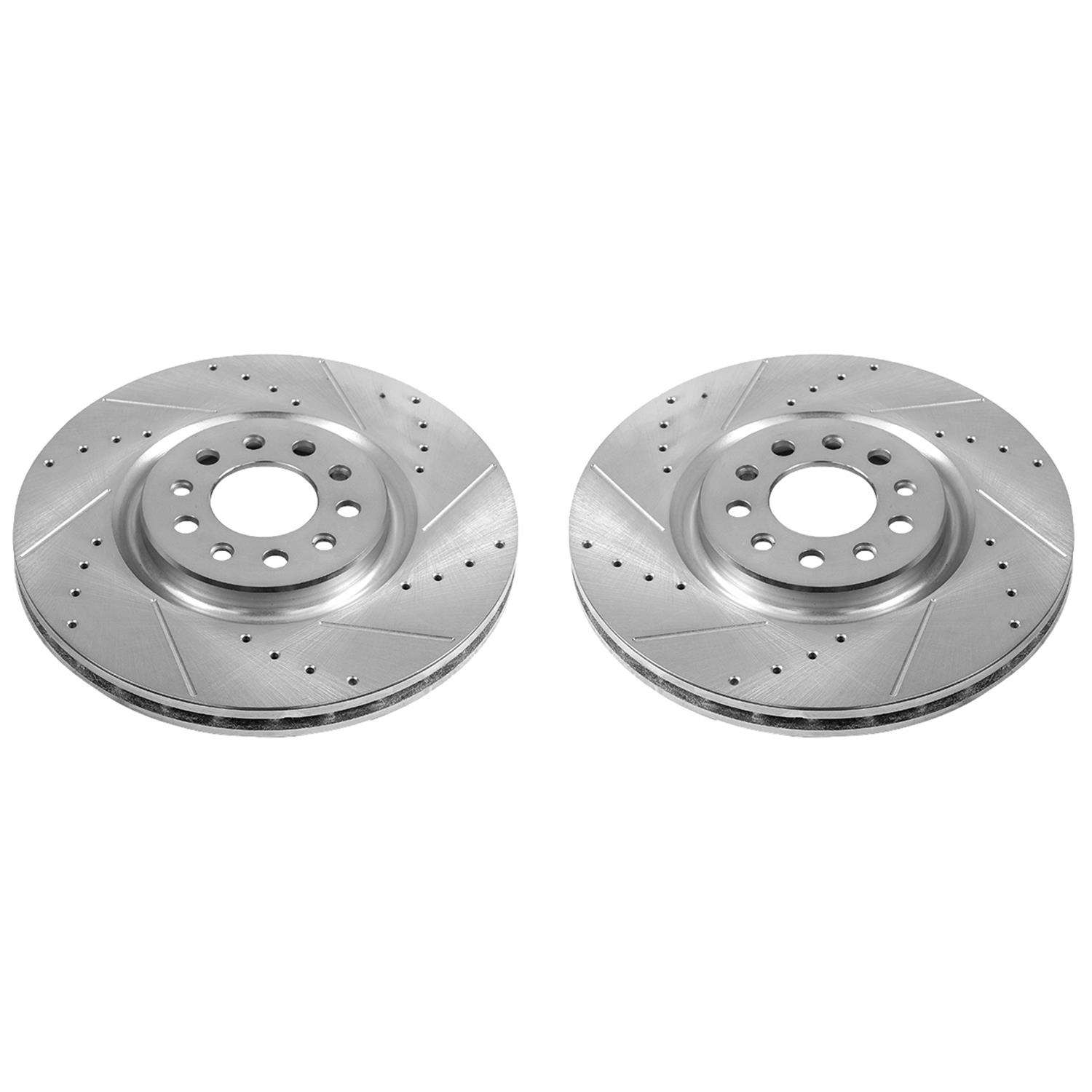 Power Stop AR83087XPR Power Stop Evolution Drilled and Slotted Rotors