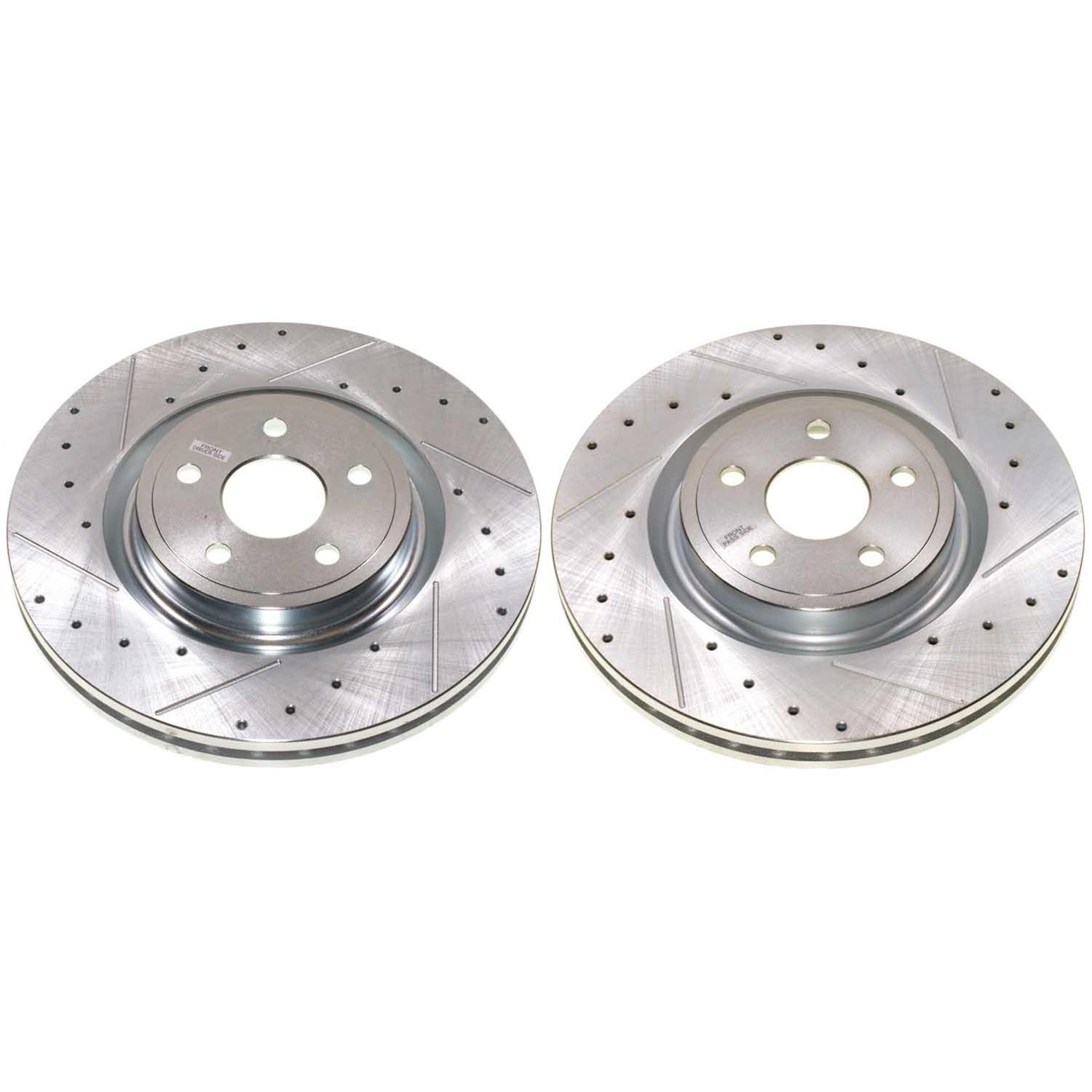 Power Stop 2021 Dodge Durango Front Drilled & Slotted Rotor (Pair) thumbnail 4