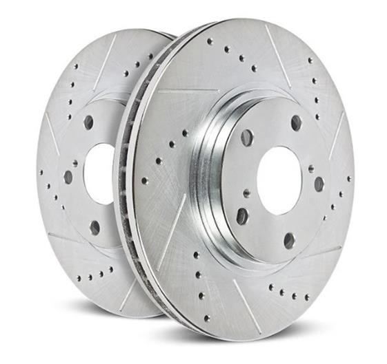 Power Stop 2021 Dodge Durango Front Drilled & Slotted Rotor (Pair) thumbnail 6