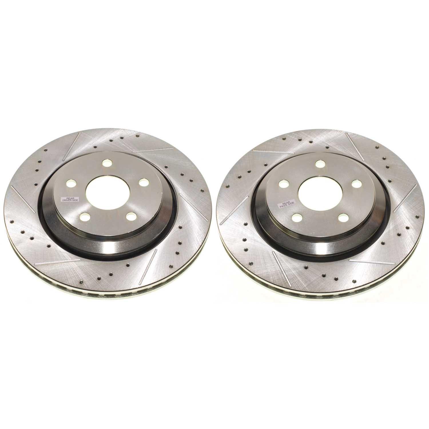 Power Stop 21-23 Dodge Durango Rear Drilled & Slotted Rotor (Pair) thumbnail 4