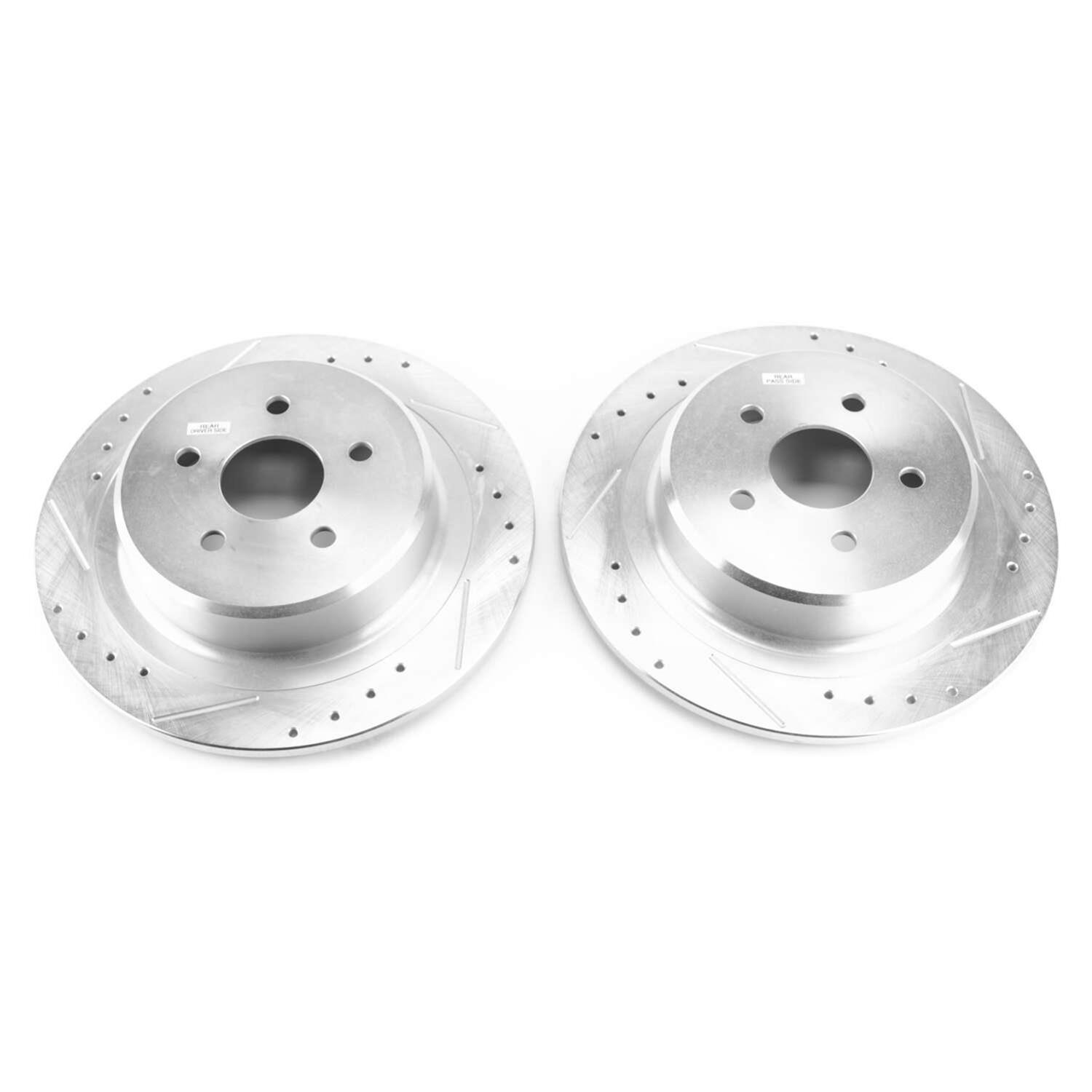 Power Stop AR8385XPR Power Stop Evolution Drilled and Slotted Rotors Summit Racing