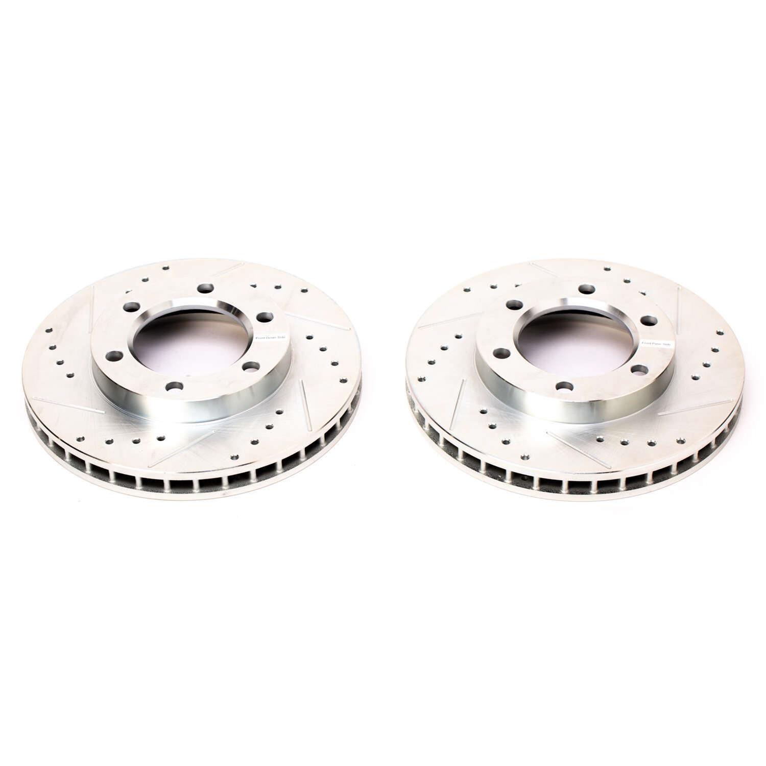 Power Stop AR8400XPR Power Stop Evolution Drilled and Slotted Rotors |  Summit Racing