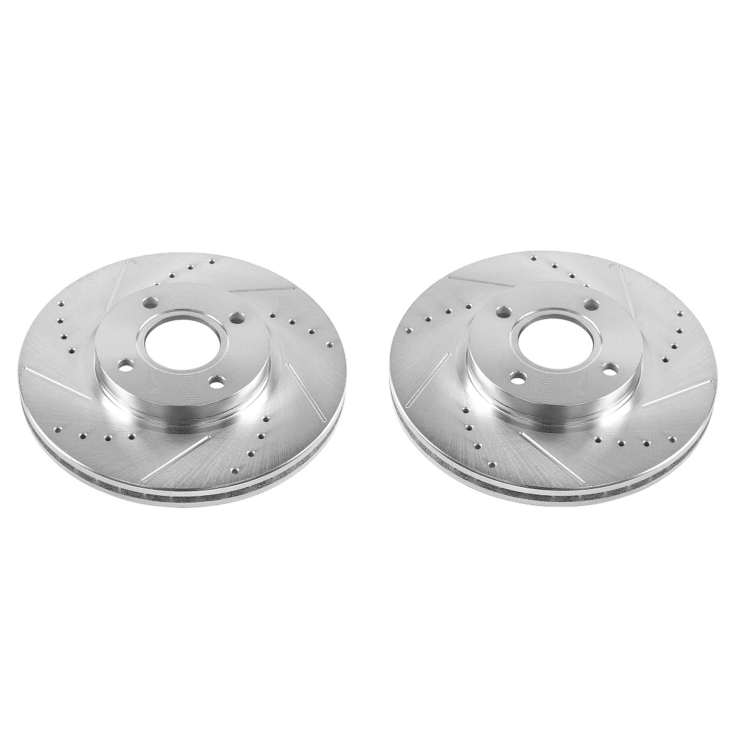 Power Stop AR85167XPR Power Stop Evolution Drilled, Slotted, and Zinc