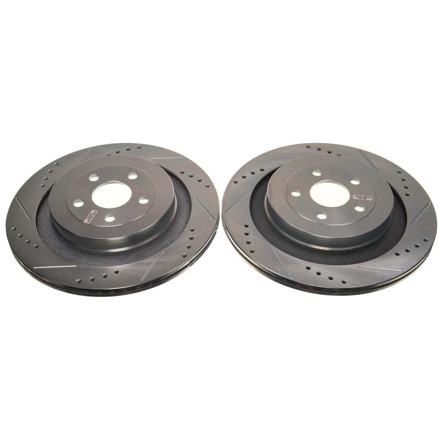 Power Stop 19-22 Lincoln Nautilus Rear Drilled & Slotted Rotor (Pair) thumbnail 5