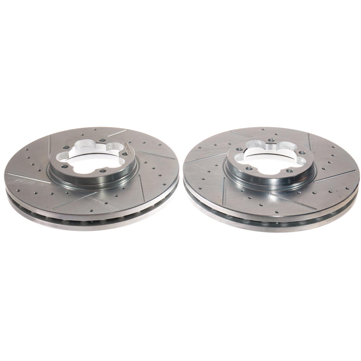 Power Stop 22-24 Ford E-Transit Front Drilled & Slotted Rotor (Pair) thumbnail 4
