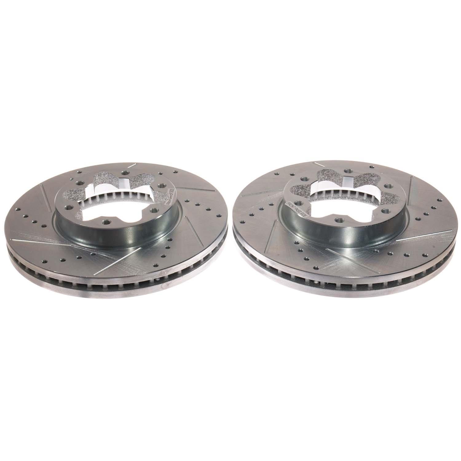 Power Stop 20-24 Ford Transit-150 Front Drilled & Slotted Rotor (Pair) thumbnail 4