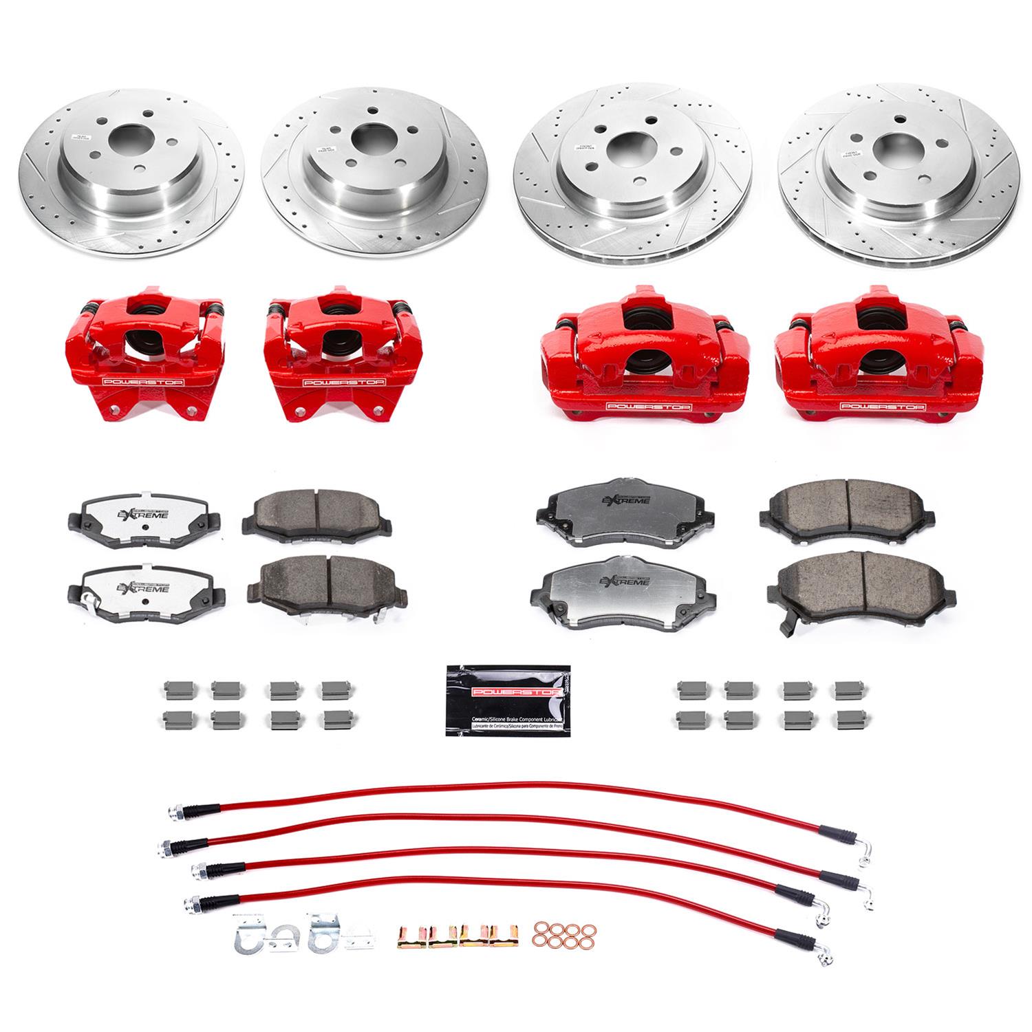 PowerStop BBK-JK-004R PowerStop Z36 Truck and Tow Big Brake