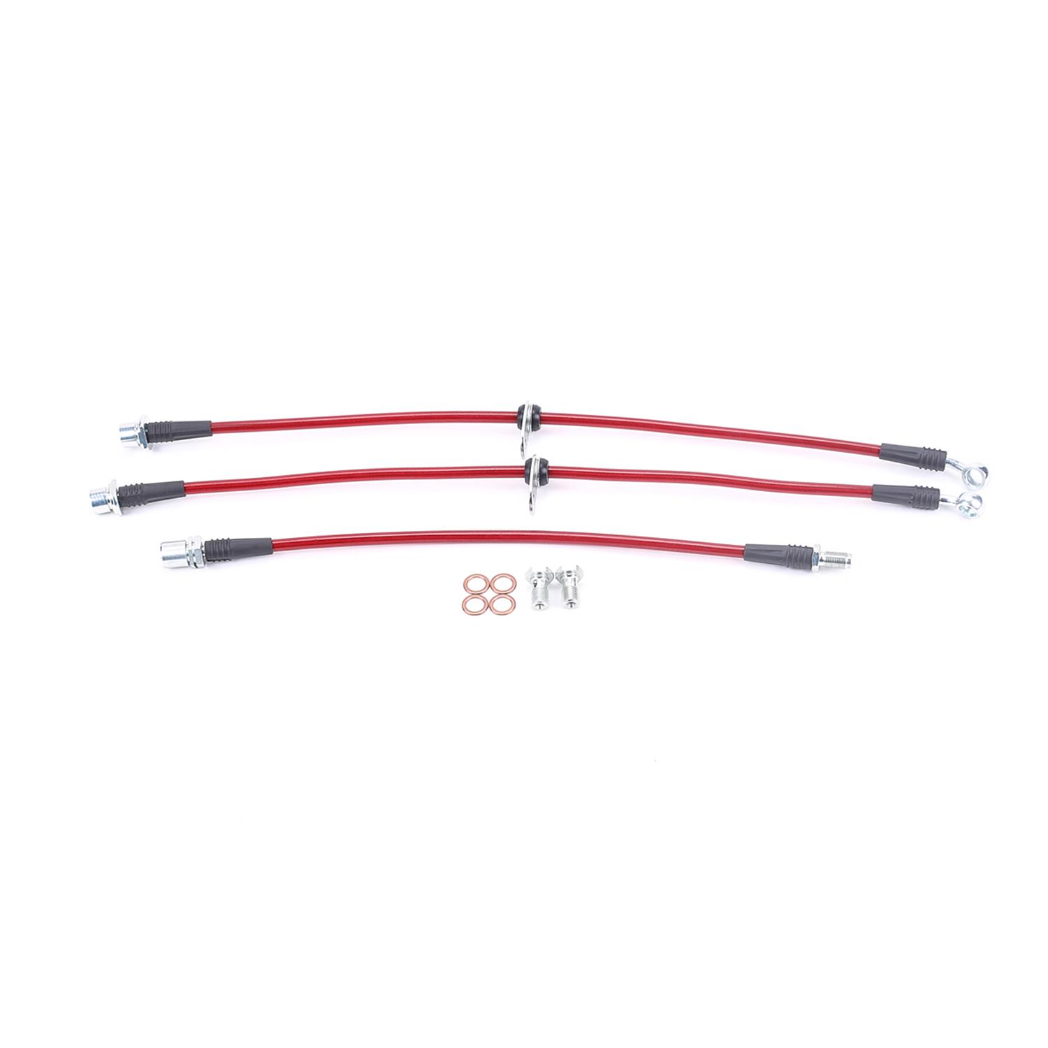 Power Stop BH00004 Power Stop Stainless Steel Braided Brake Hose Line