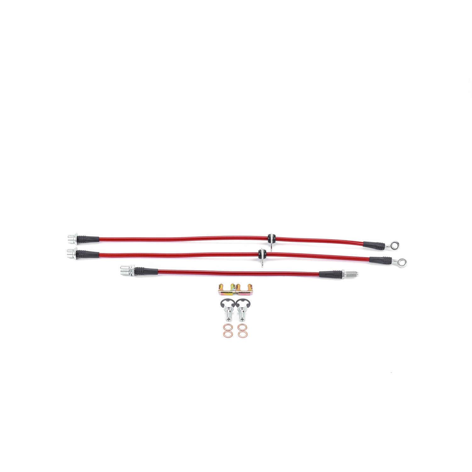 Power Stop BH00126 Power Stop Stainless Steel Braided Brake Hose Line