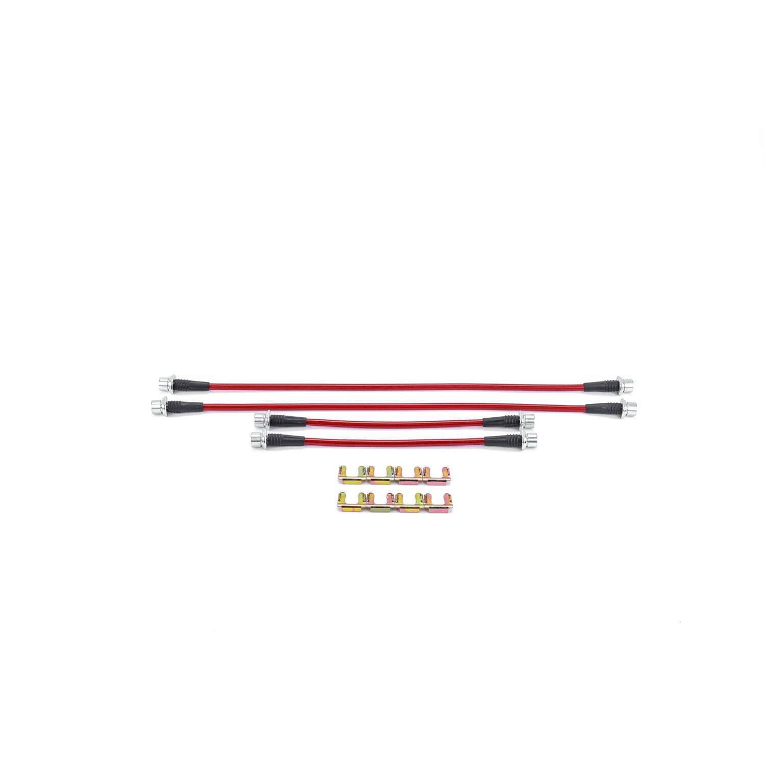 Power Stop BH00129 Power Stop Stainless Steel Braided Brake Hose Line