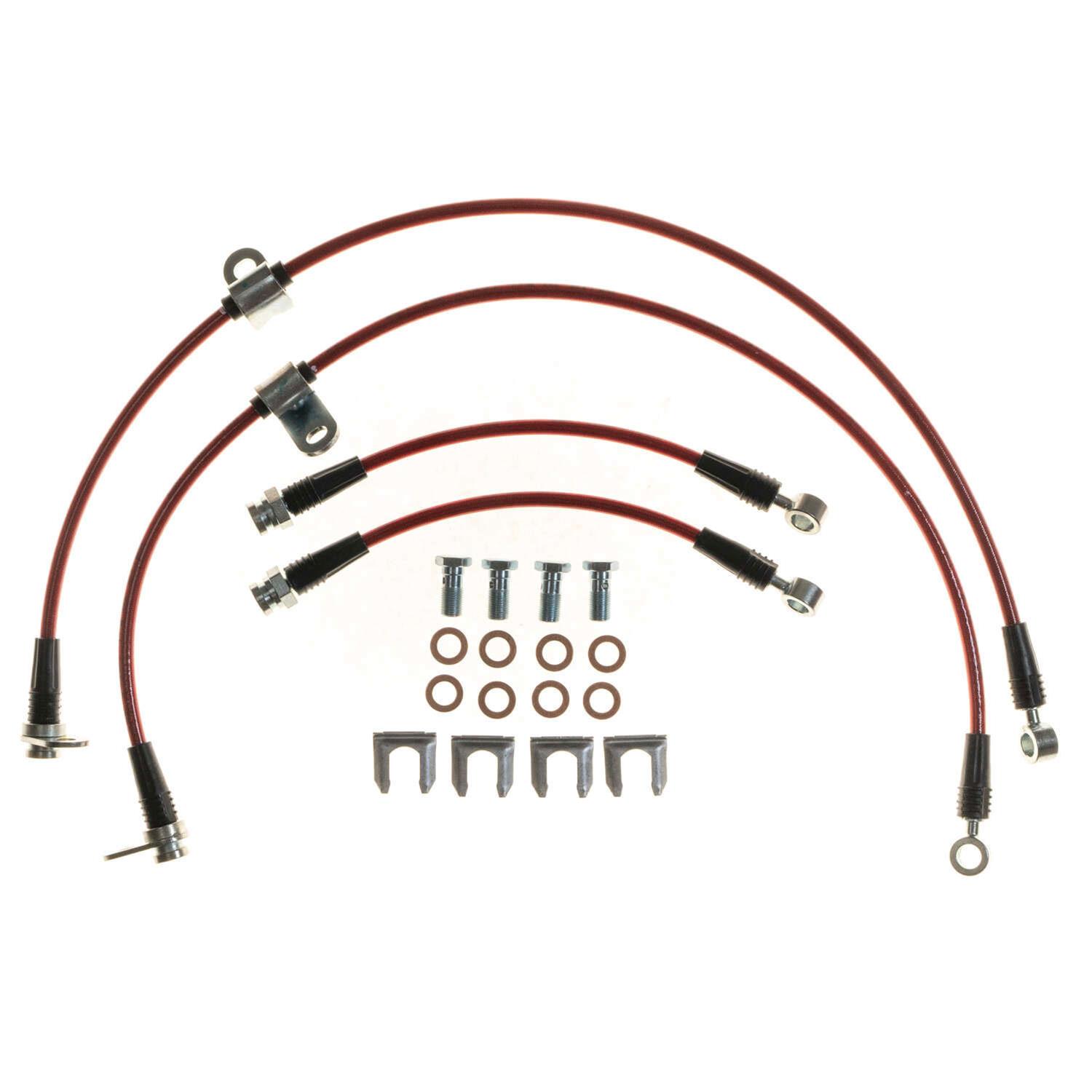 Power Stop BH00159 Power Stop Stainless Steel Braided Brake Hose Line